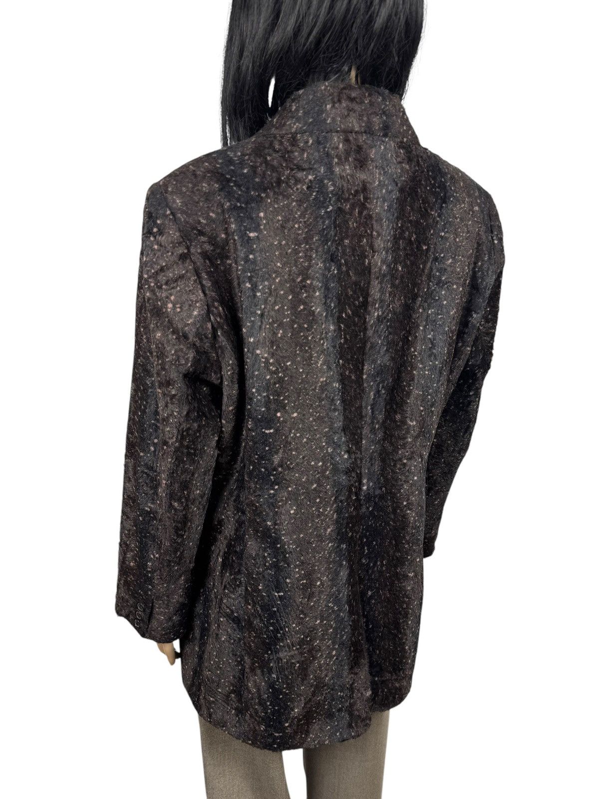 ZAPA Zapa Faux Fur Coat Cotton-Viscose Printed size US16 IT50 Size XXL / US 16-18 / IT 52-54 - 7 Thumbnail