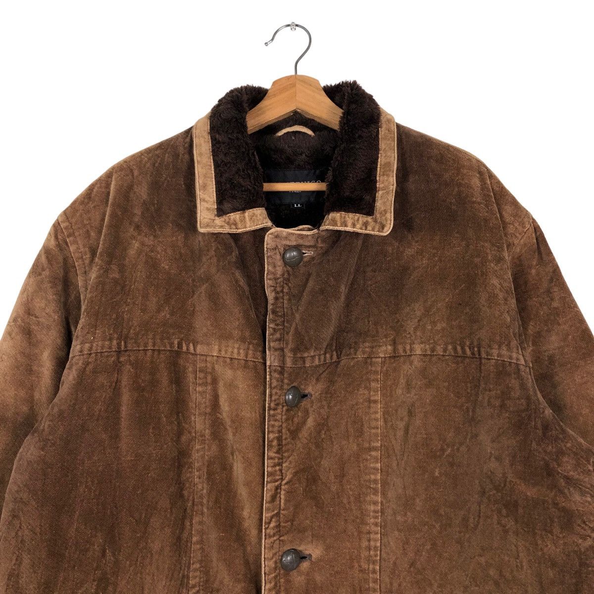 Japanese Brand 🔥Vintage Suede Jacket Monteviso Italy Mink Fur Lining Size US L / EU 52-54 / 3 - 3 Thumbnail