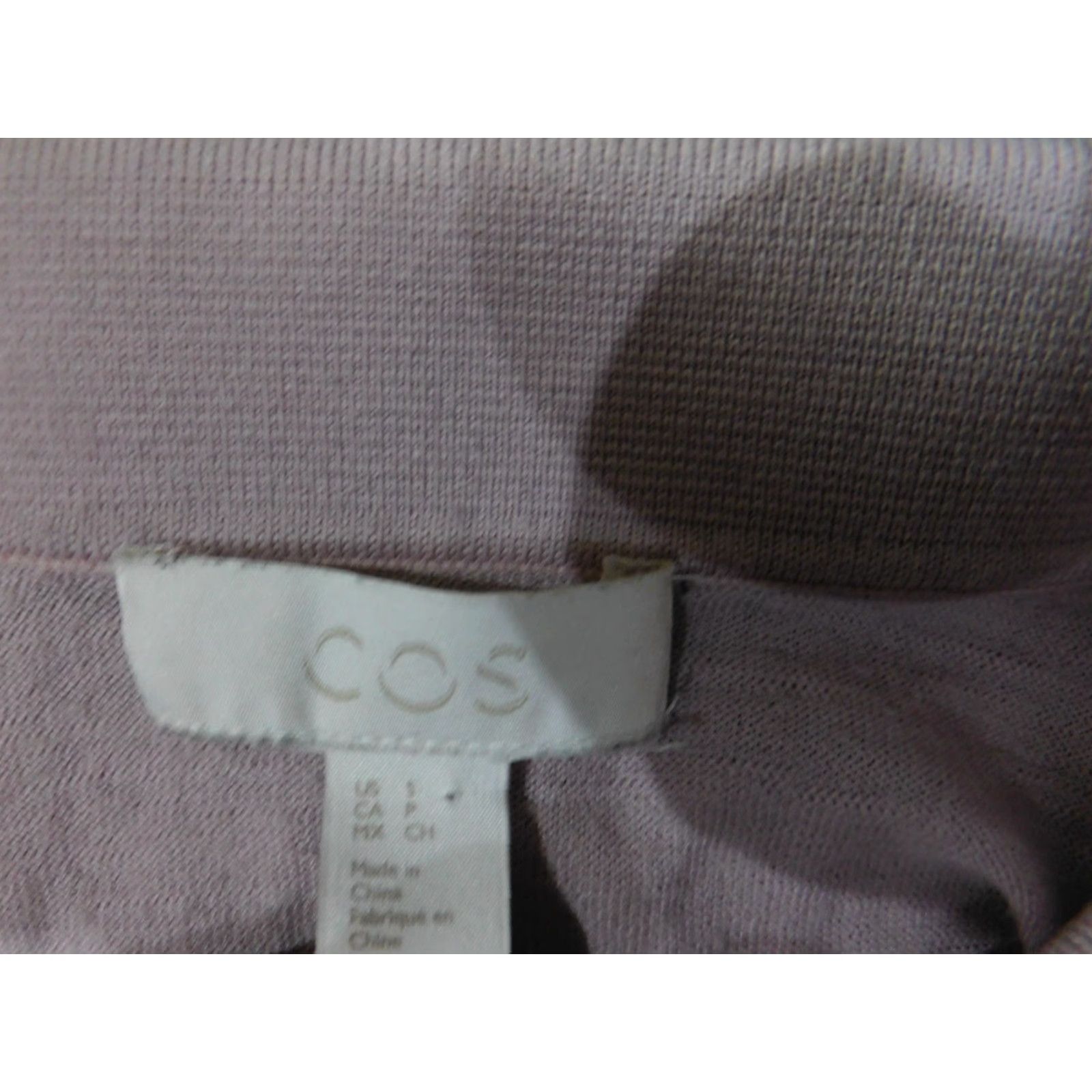Cos COS Polo Shirt Womens Small Pink Lightweight Knit Short Sleeve? Note: Original has Long Sleeve and Style: Polo. Size S / US 4 / IT 40 - 6 Thumbnail