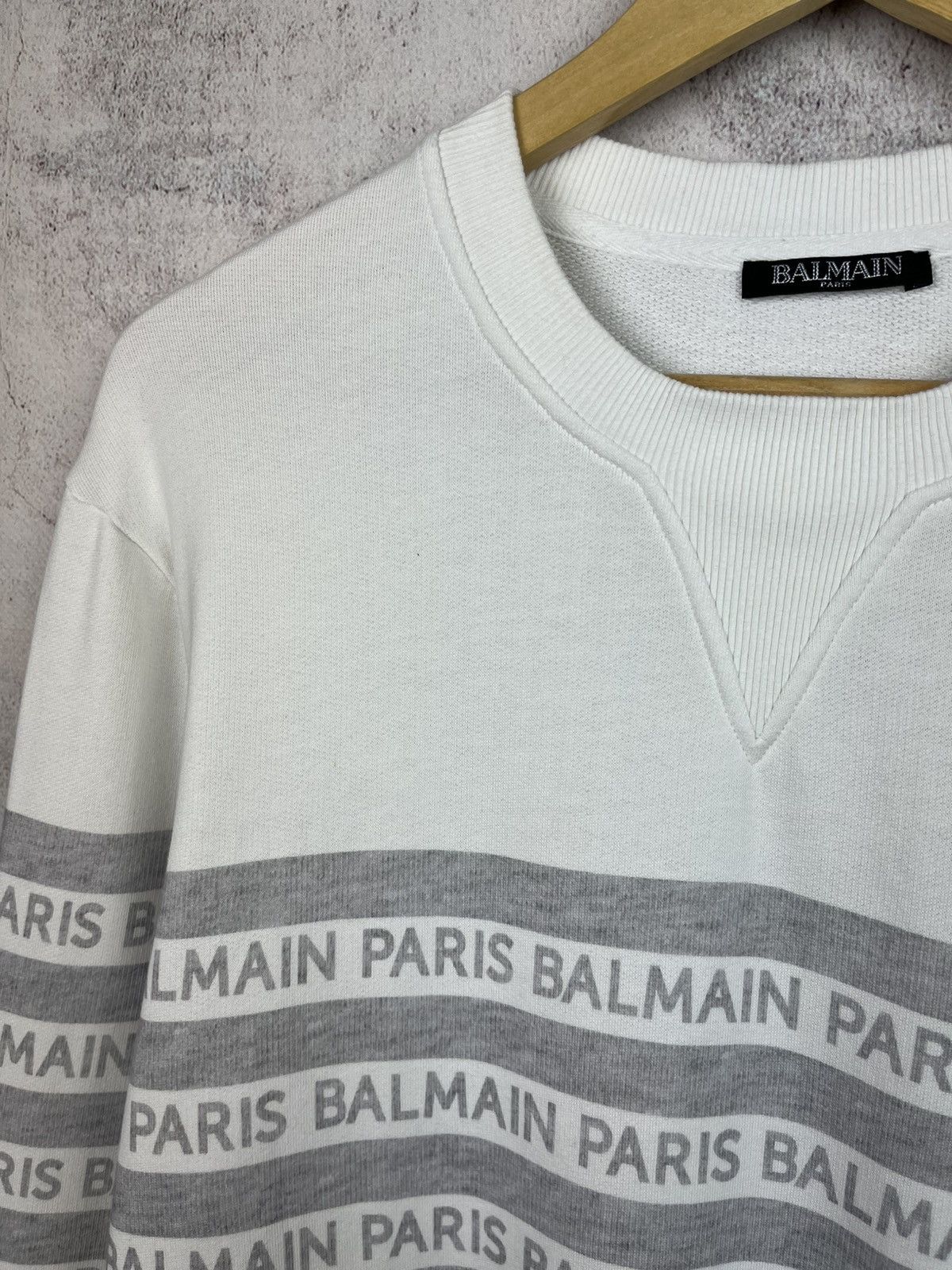 Balmain Luxury Balmain Paris Monogram Rare Sweatshirt Size US M / EU 48-50 / 2 - 5 Thumbnail