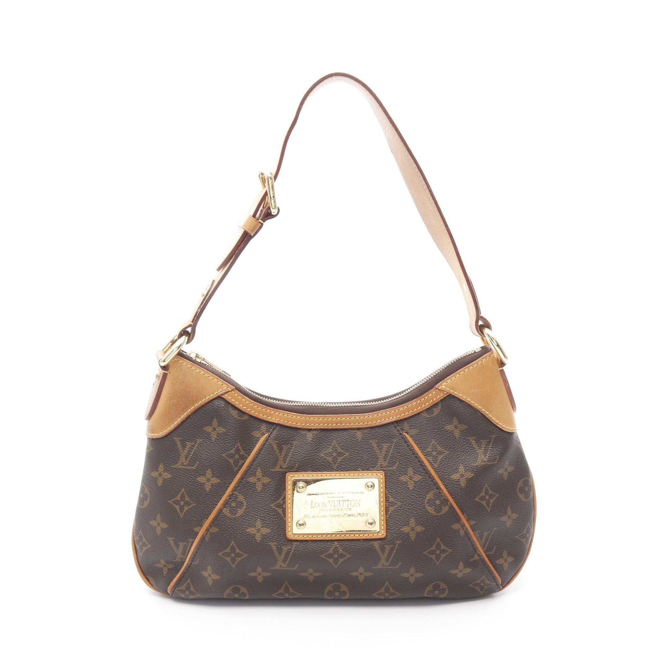 Louis Vuitton Louis Vuitton Thames Pm Monogram Shoulder Bag Leather Brown Size ONE SIZE - 1 Thumbnail