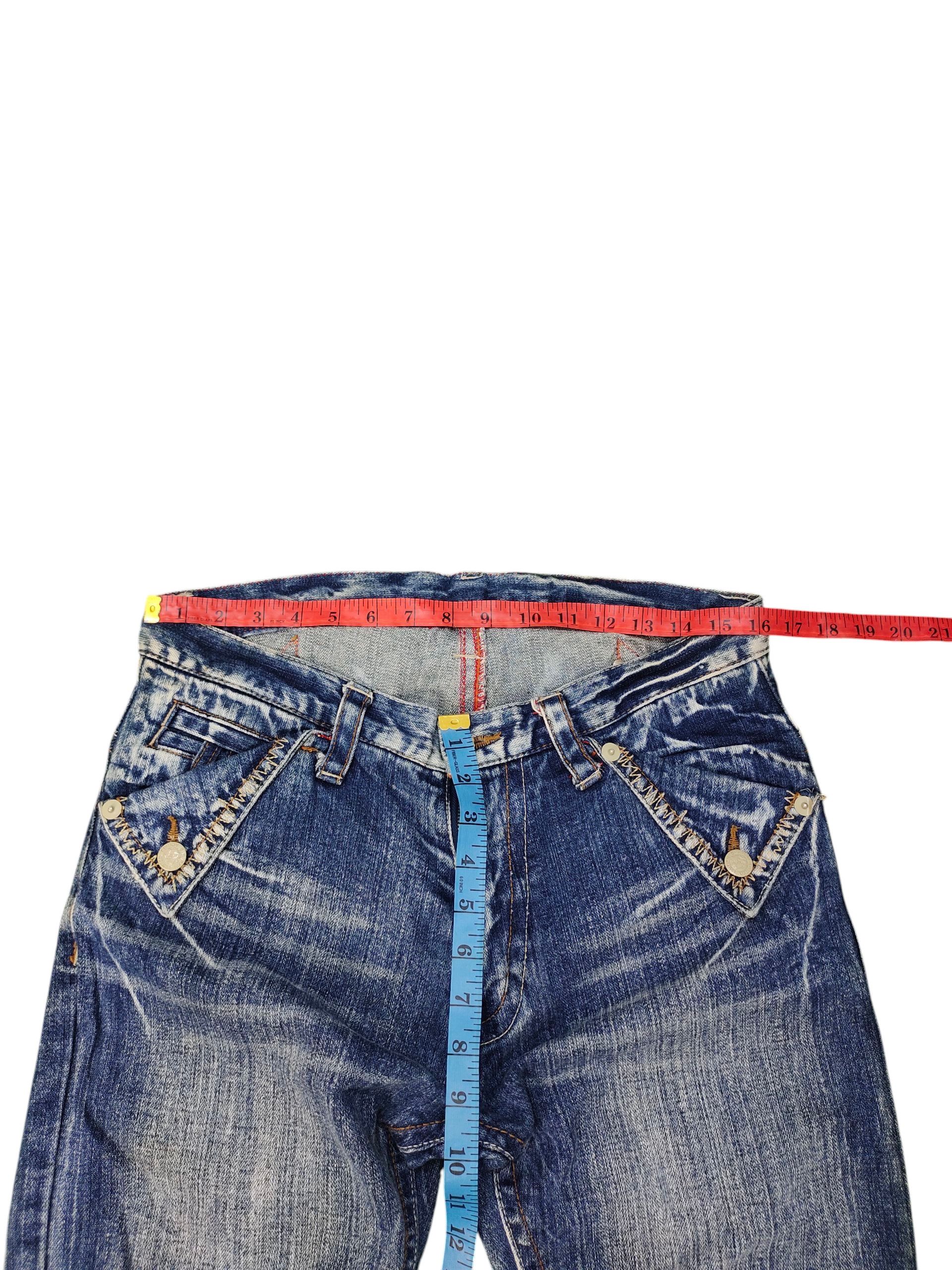 Comme des Garcons × Undercover Vintage Japanese Denim Clawmark Buckle Back Denim Jeans Size US 32 / EU 48 - 14 Thumbnail