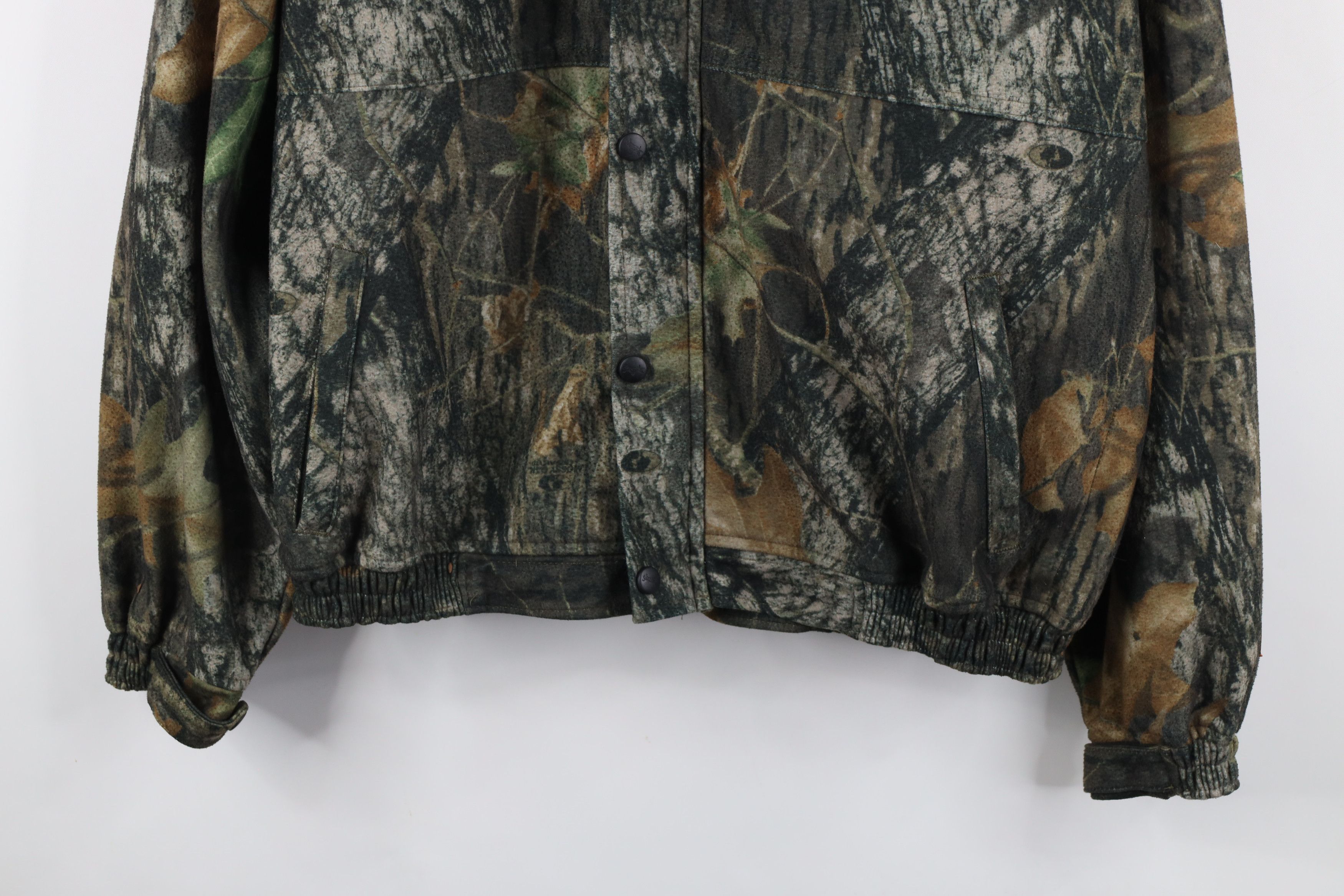 Vintage Vintage 90s Streetwear Mossy Oak Camouflage Bomber Jacket Size US XL / EU 56 / 4 - 3 Thumbnail
