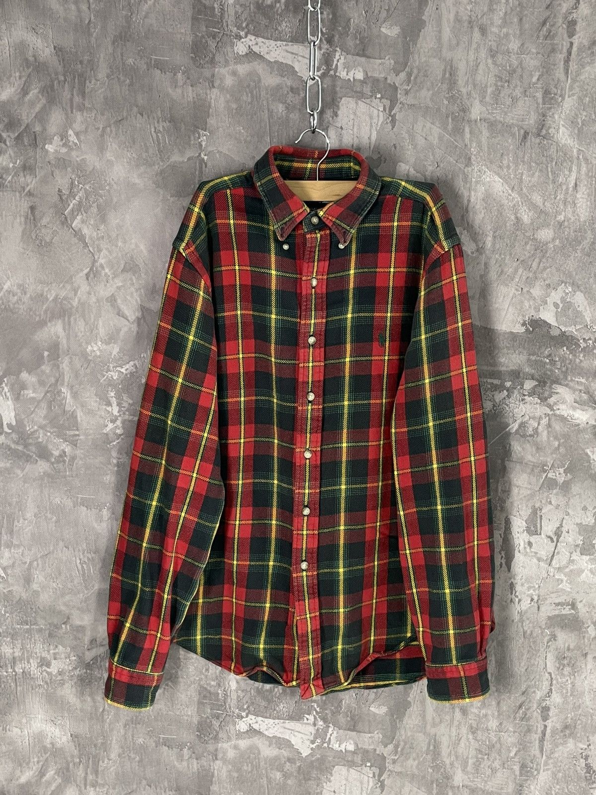 Polo Ralph Lauren × Ralph Lauren × Vintage Vintage Polo Ralph Lauren Cotton Knit shirt buttons 90s Y2K Size US M / EU 48-50 / 2 - 1 Thumbnail