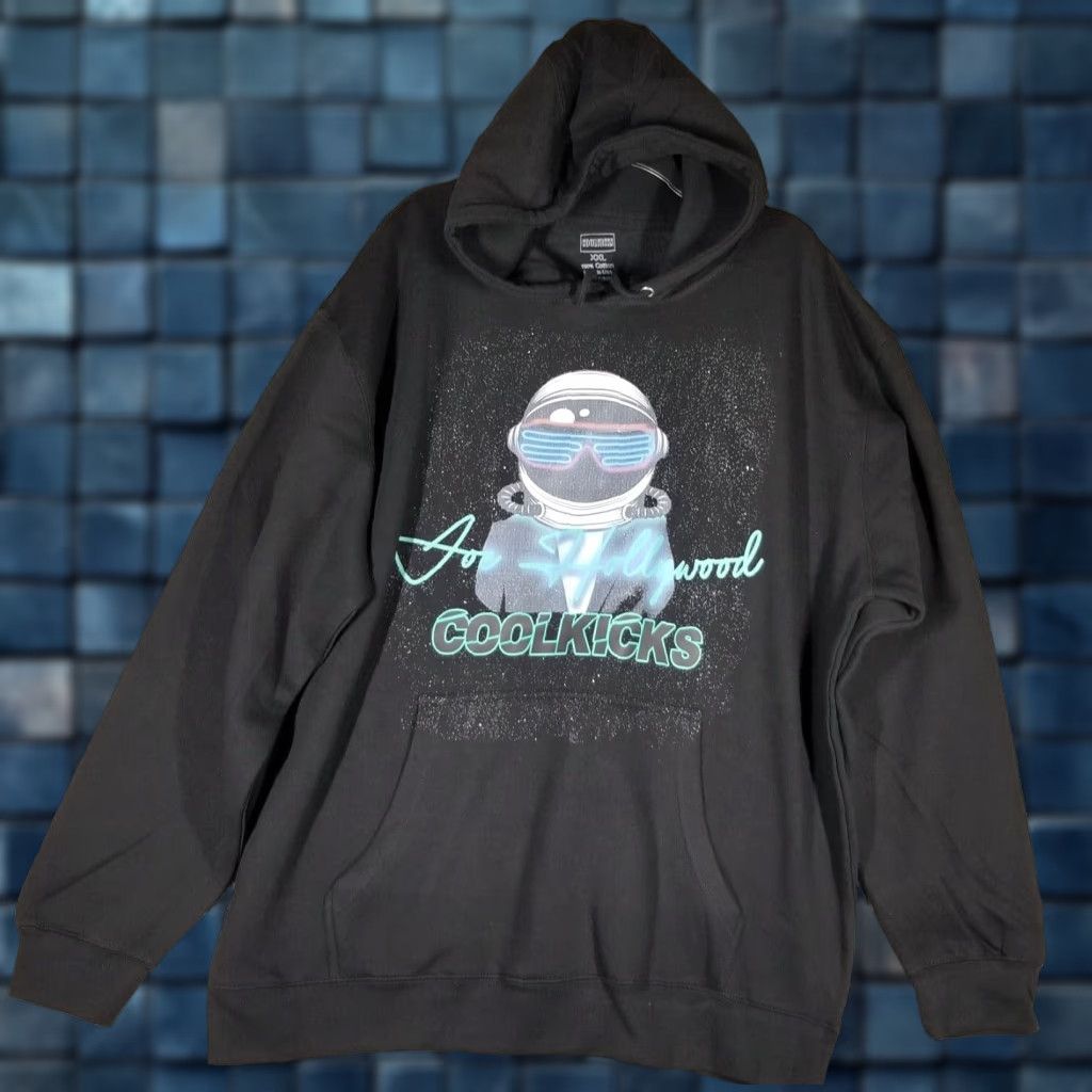 Vintage VINTAGE Cool Kicks Joe Hollywood Collaboration Hoodie Men XXL Black Sports Pullover Activewear 90s Size US XXL / EU 58 / 5 - 1 Thumbnail