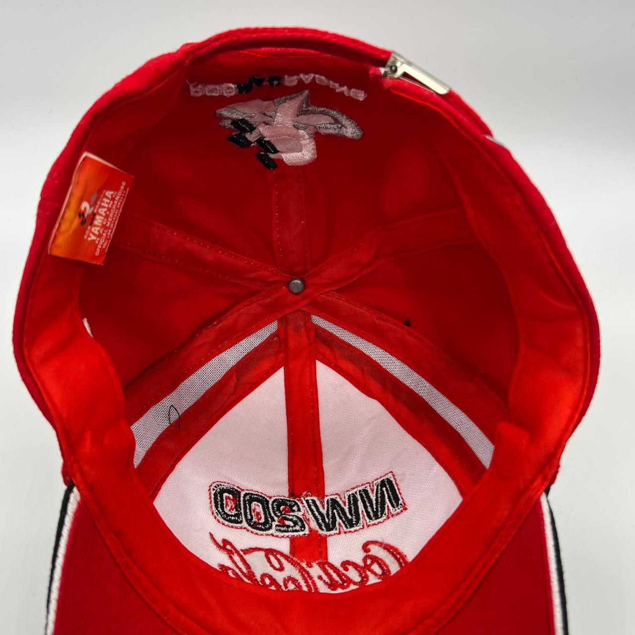 Yamaha Yamaha Racing R1 CocaCola Motorcycle Hat Cap Vntg Nw200 Size ONE SIZE - 8 Thumbnail
