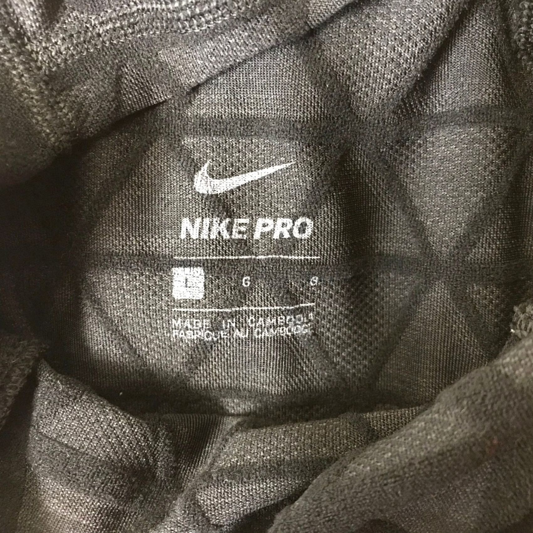 Nike Nike Pro Hoodie Geometric Triangle Scuba Pullover Mens L Charcoal Black Size US L / EU 52-54 / 3 - 7 Thumbnail