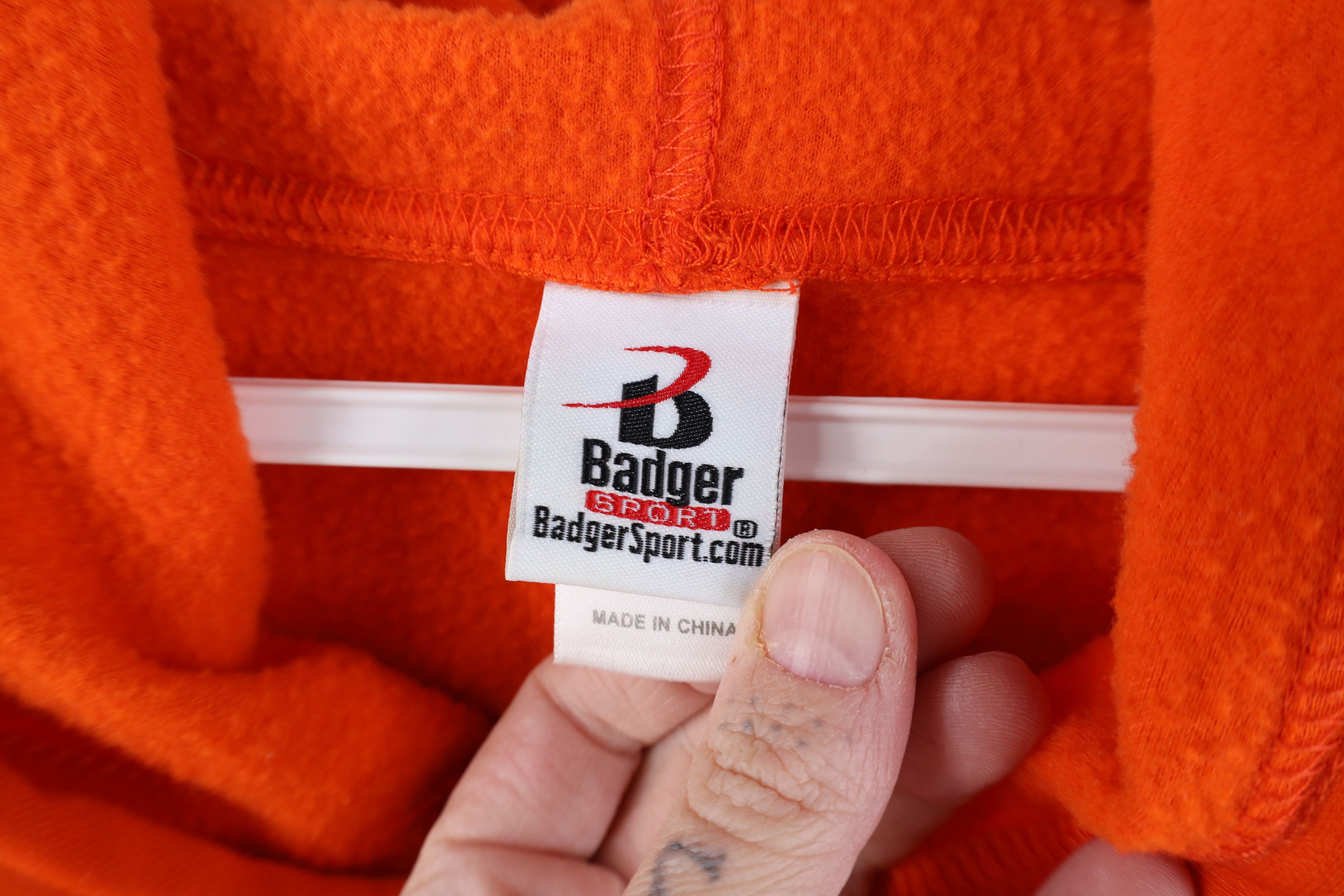 Vintage Vintage Bowling Green State University Hockey Hoodie Orange Size US L / EU 52-54 / 3 - 10 Thumbnail