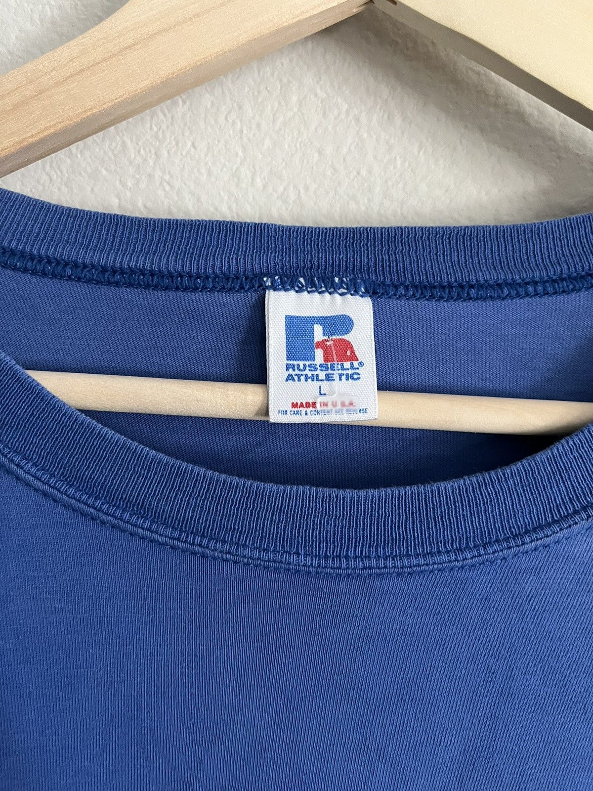 Russell Athletic Vintage 90s Russell Athletic Pocket Tee Size US L / EU 52-54 / 3 - 3 Thumbnail