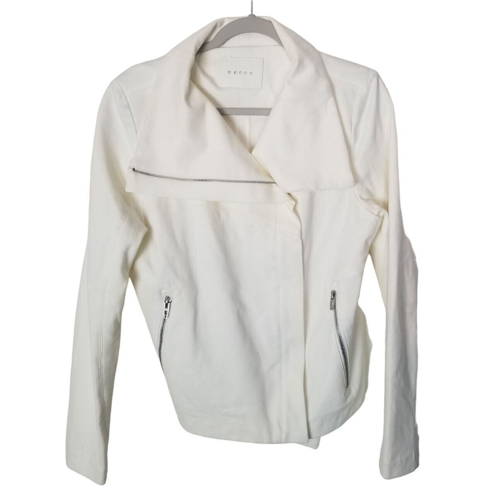 BLANKNYC BLANKNYC Funnel Neck Moto Jacket Full Zip Size L Asymmetric Size L / US 10 / IT 46 - 1 Thumbnail