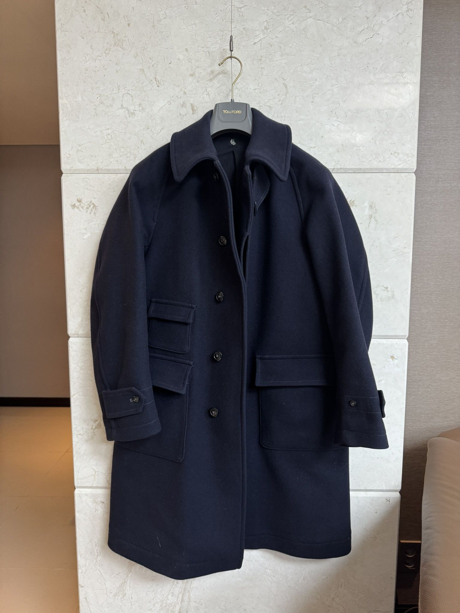 Kaptain Sunshine Kaptain Sunshine / Traveler Coat / Navy / Size 38 Size US M / EU 48-50 / 2 - 2 Thumbnail