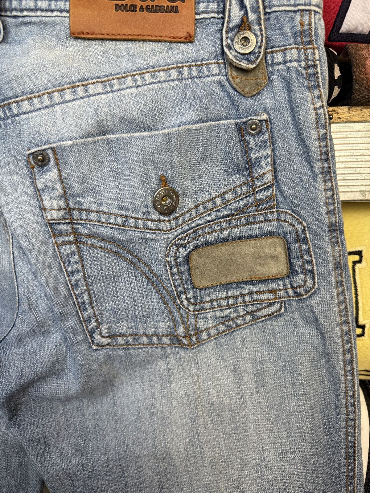 Dolce & Gabbana Crazy Y2K Vintage 90s Dolce&Gabanna Denim Jeans Size US 30 / EU 46 - 13 Thumbnail