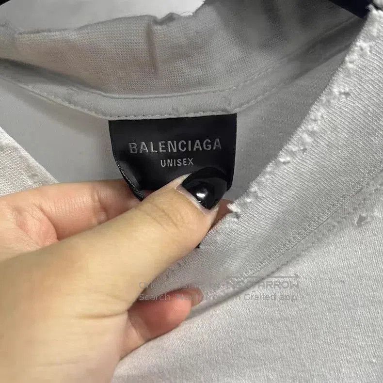 Balenciaga Balenciaga White Letter Print Short Sleeve T-shirt. Size US XXS / EU 40 - 4 Thumbnail