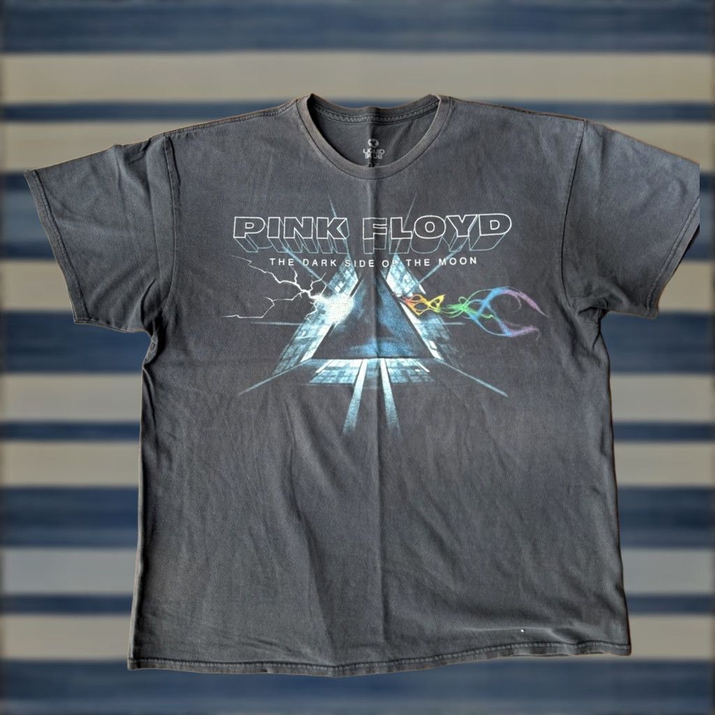 Liquid Blue Liquid Blue Dark Side Of The Moon Tour Concert T-Shirt XL Navy Black Crew Neck Short Sleeve Mens Rock Band Logo 2010s Size US XL / EU 56 / 4 - 1 Thumbnail