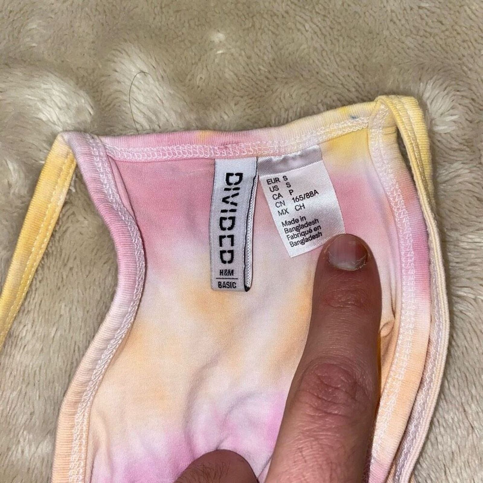 Divided Divided by H&M Tie-Dyed Crop Top | Sz S Size S / US 4 / IT 40 - 4 Thumbnail