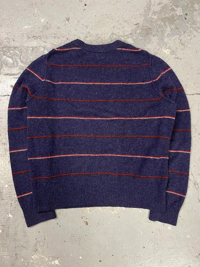 Acne Studios × Vintage AW2018 Acne Studios Blue Wool Striped Sweater Size US L / EU 52-54 / 3 - 6 Thumbnail