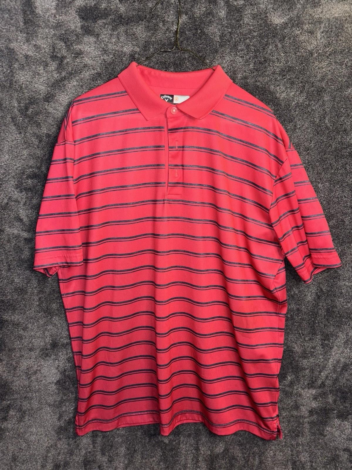 Callaway Callaway Opti-Dri Golf Polo Shirt Mens L Striped Performance Size US L / EU 52-54 / 3 - 1 Thumbnail