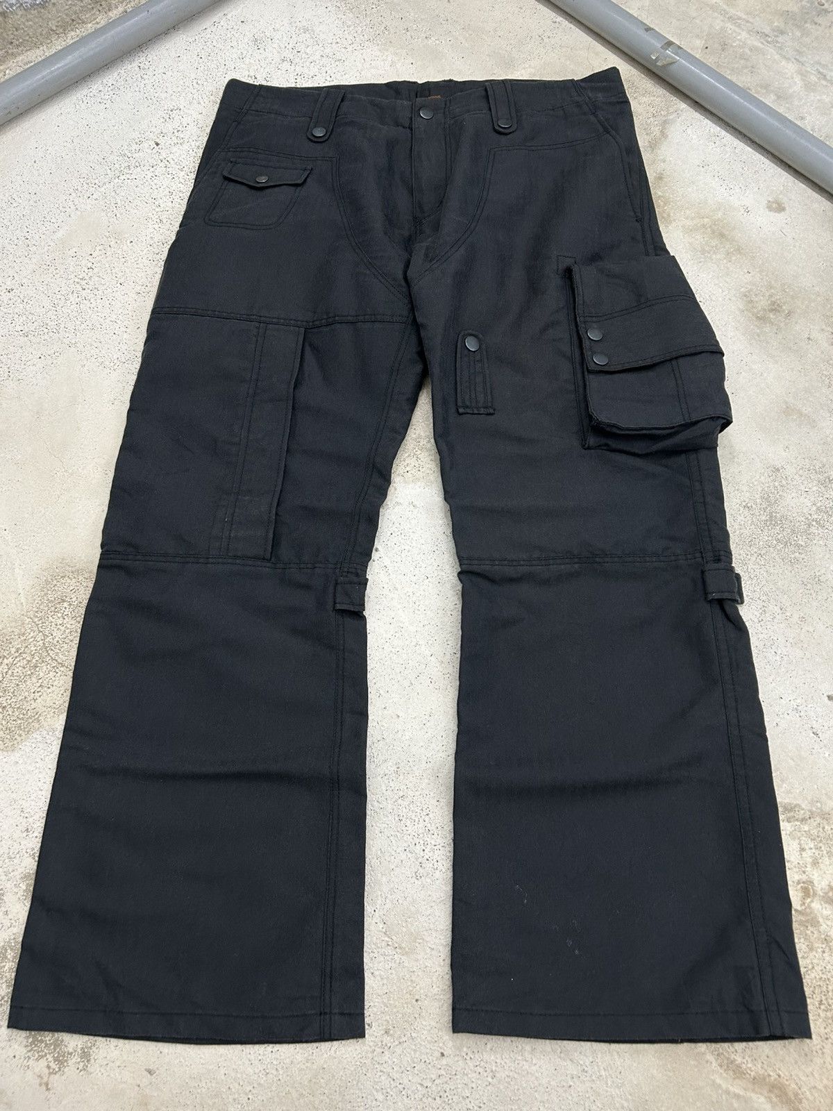 Tete Homme Baggy Pants Tette Homme Japan Cargo Utility Multipocket Size US 34 / EU 50 - 1 Thumbnail