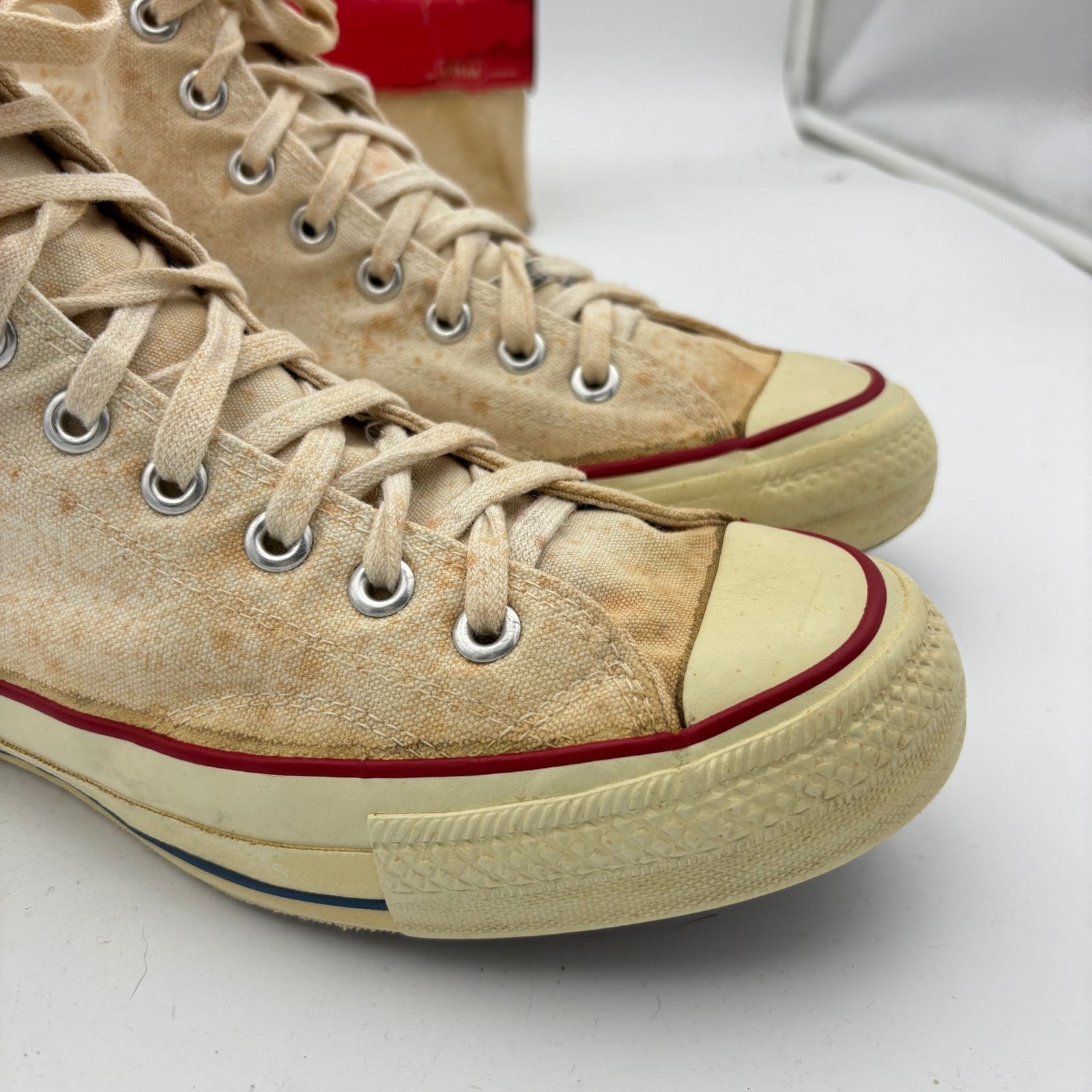 Converse Vintage 80s Converse Chuck Taylor All Star High Shoes Men 11 Size US 8.5 / EU 41-42 - 10 Thumbnail