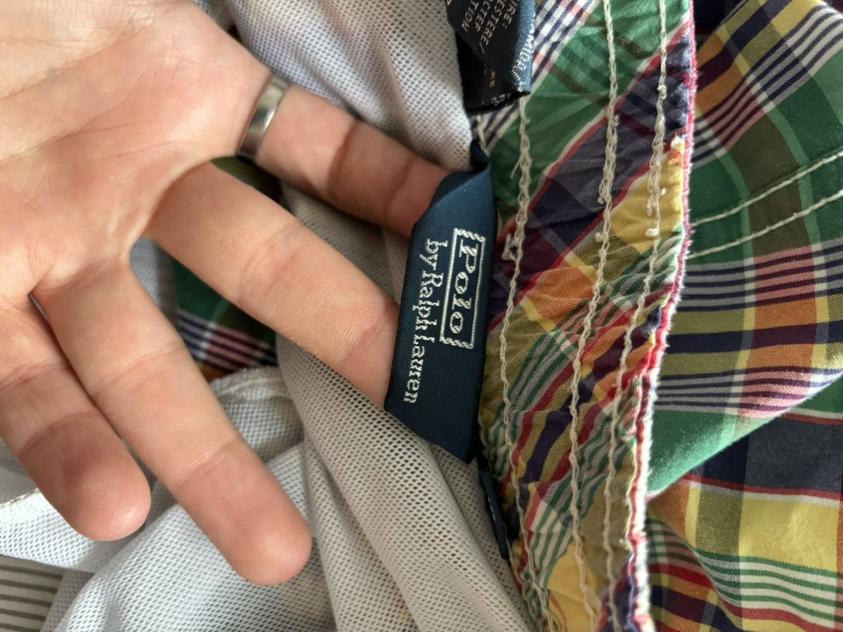 Polo Ralph Lauren × Vintage Vintage Checkered Swim Shorts Ralph Lauren Size US 34 / EU 50 - 8 Thumbnail