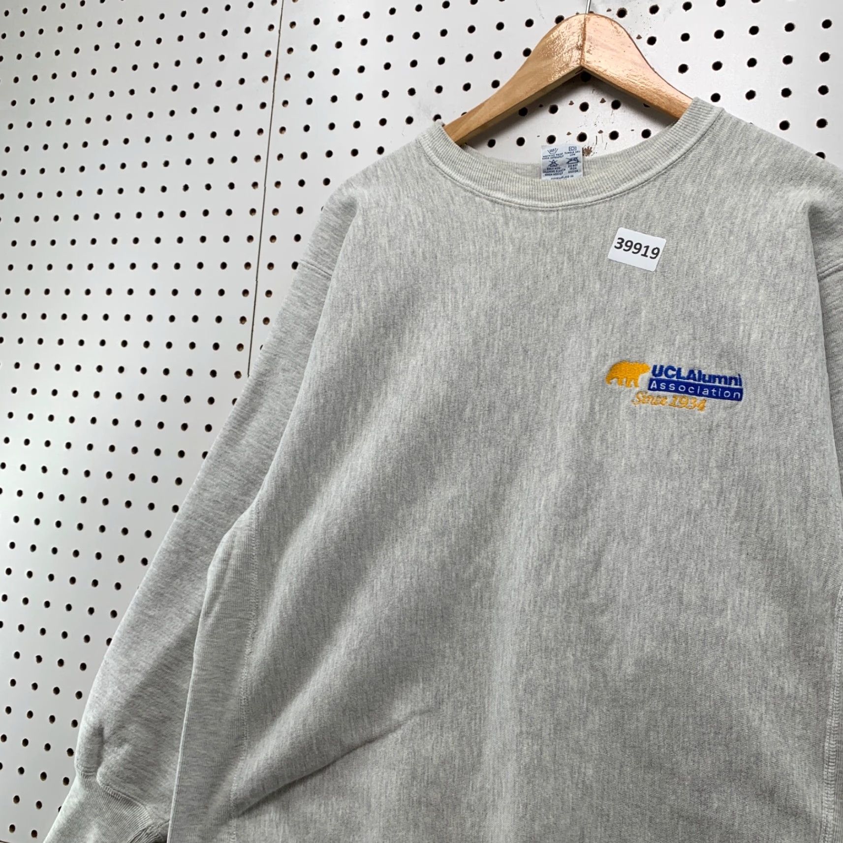 Champion VINTAGE Champion UCLA Reverse Weave Sweatshirt 90s Mens XL Gray Graphic Print Heavyweight Size US XL / EU 56 / 4 - 7 Thumbnail