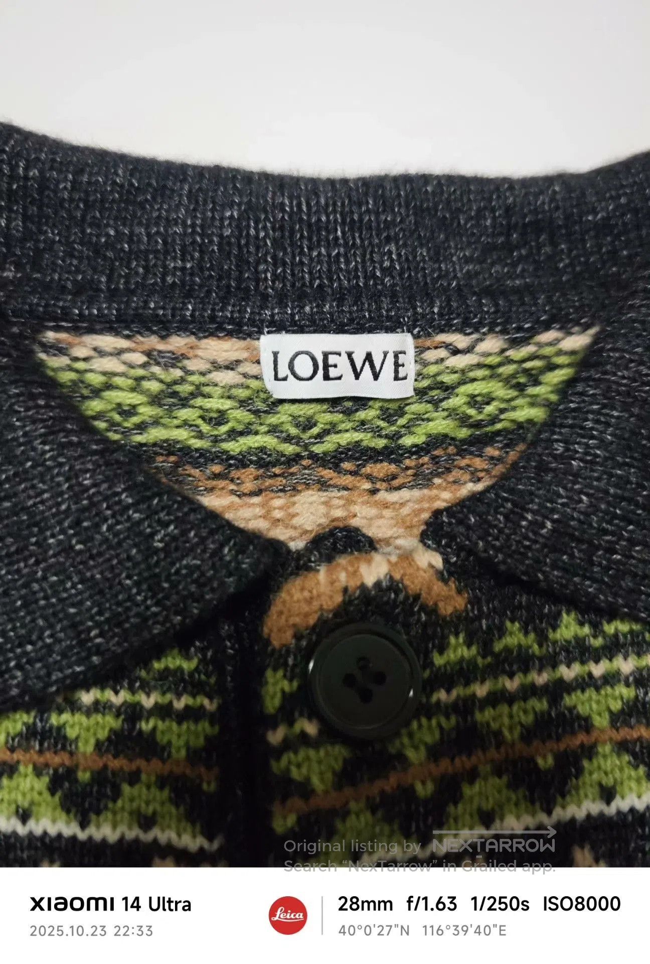 Loewe LOEWE Collared Knit Sweater. Size US L / EU 52-54 / 3 - 3 Thumbnail
