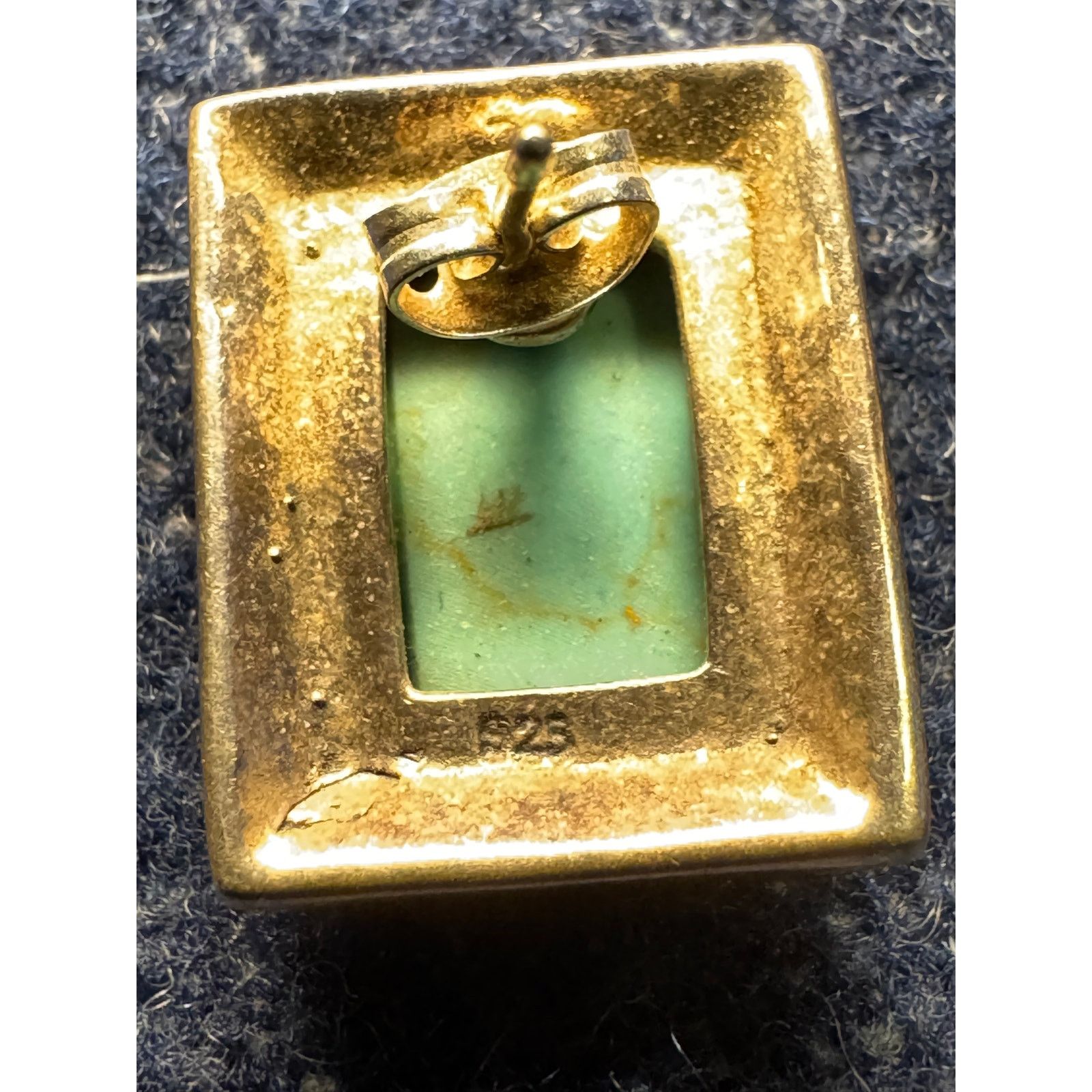 Other 925 Sterling Silver Turquoise Post Earrings Size ONE SIZE - 6 Thumbnail