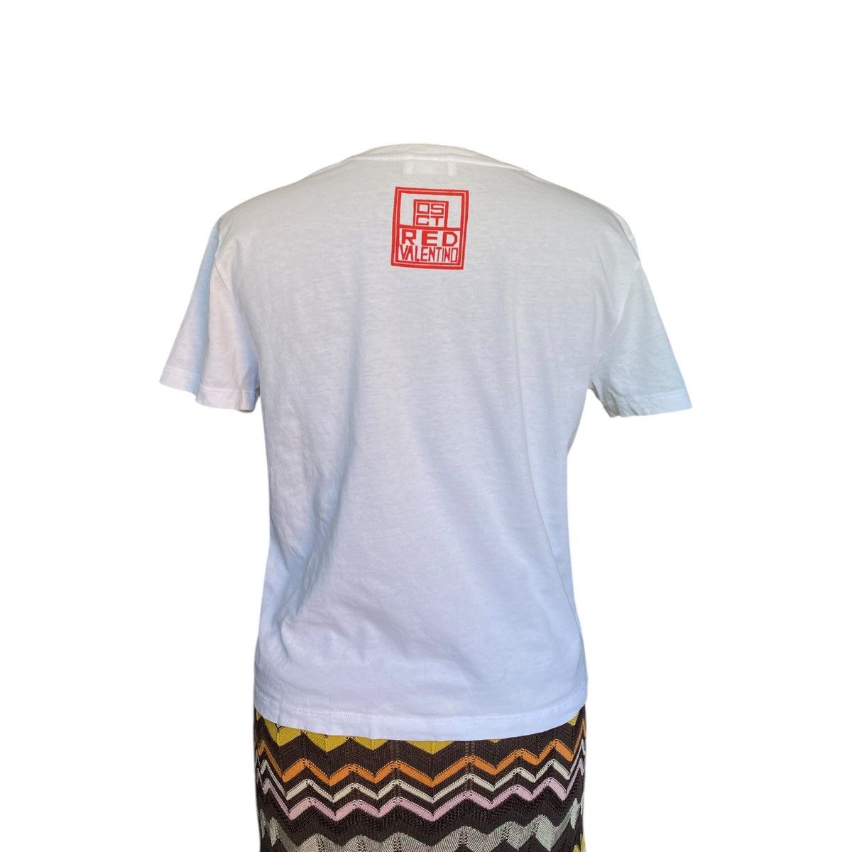 RED Valentino Red Valentino Big Logo T Shirt Tee Size S Size S / US 4 / IT 40 - 7 Thumbnail