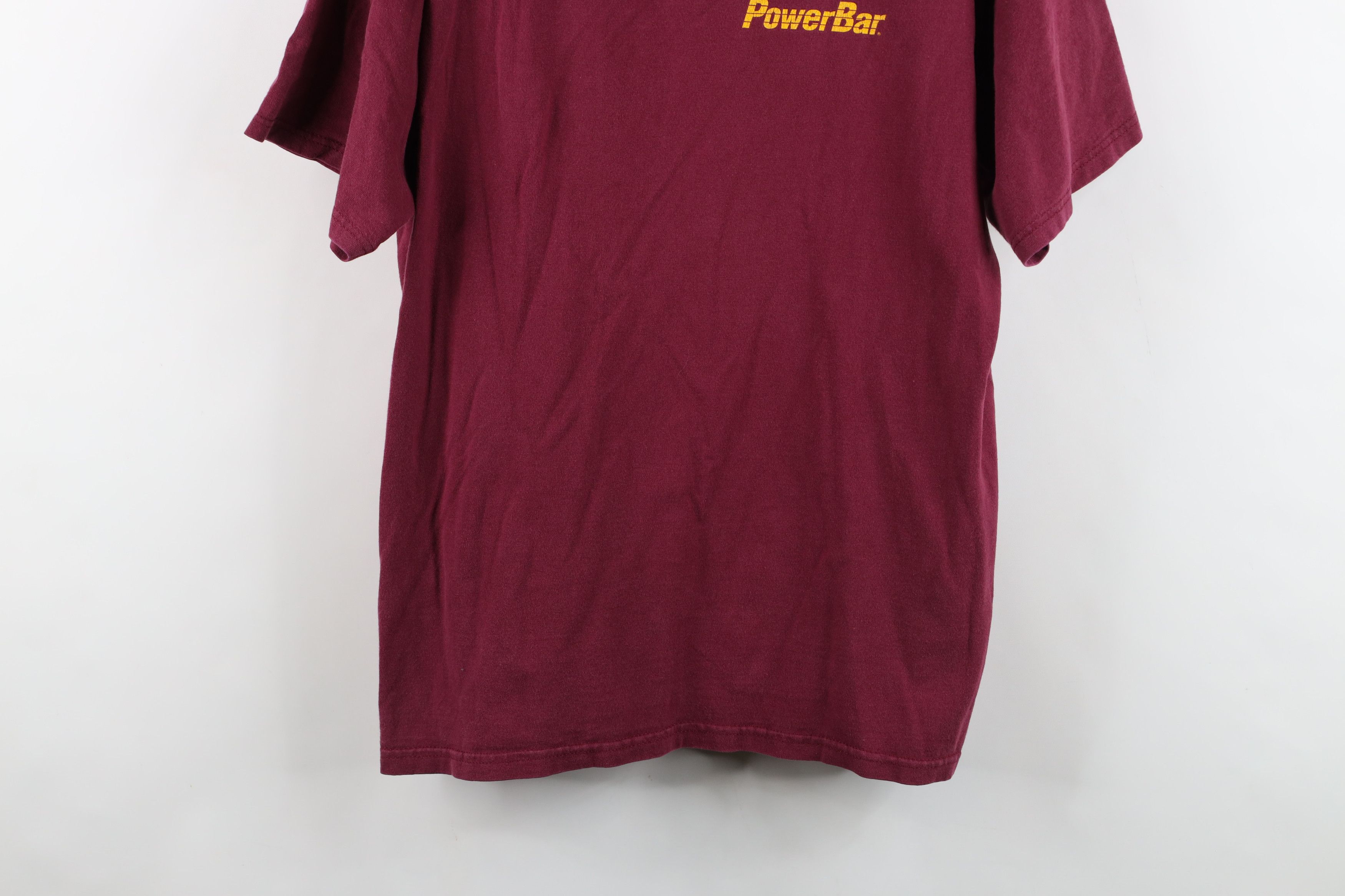 Vintage Vintage 90s Y2K Spell Power Bar Nutrition Gym T-Shirt Red Size US XL / EU 56 / 4 - 3 Thumbnail