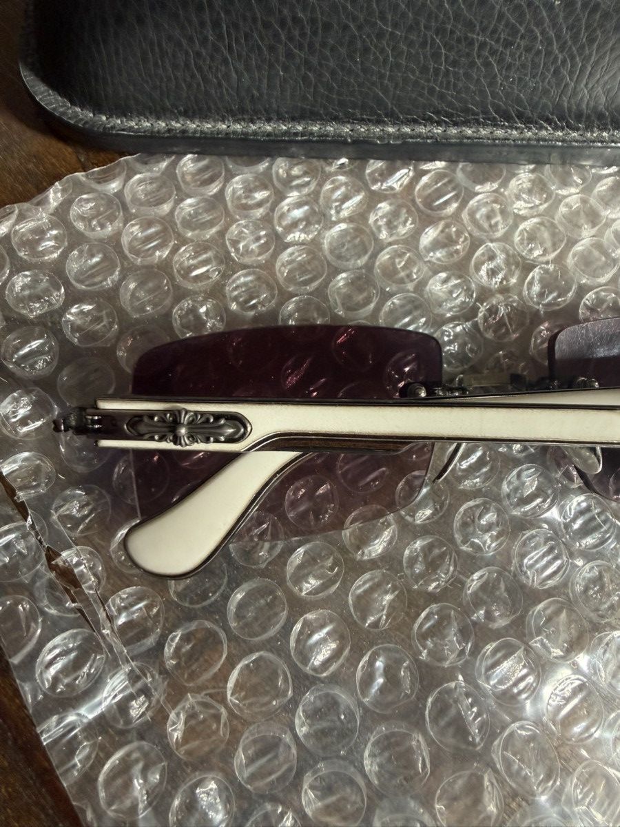 Chrome Hearts Deep II ebony frames (white/purp) Size ONE SIZE - 6 Thumbnail