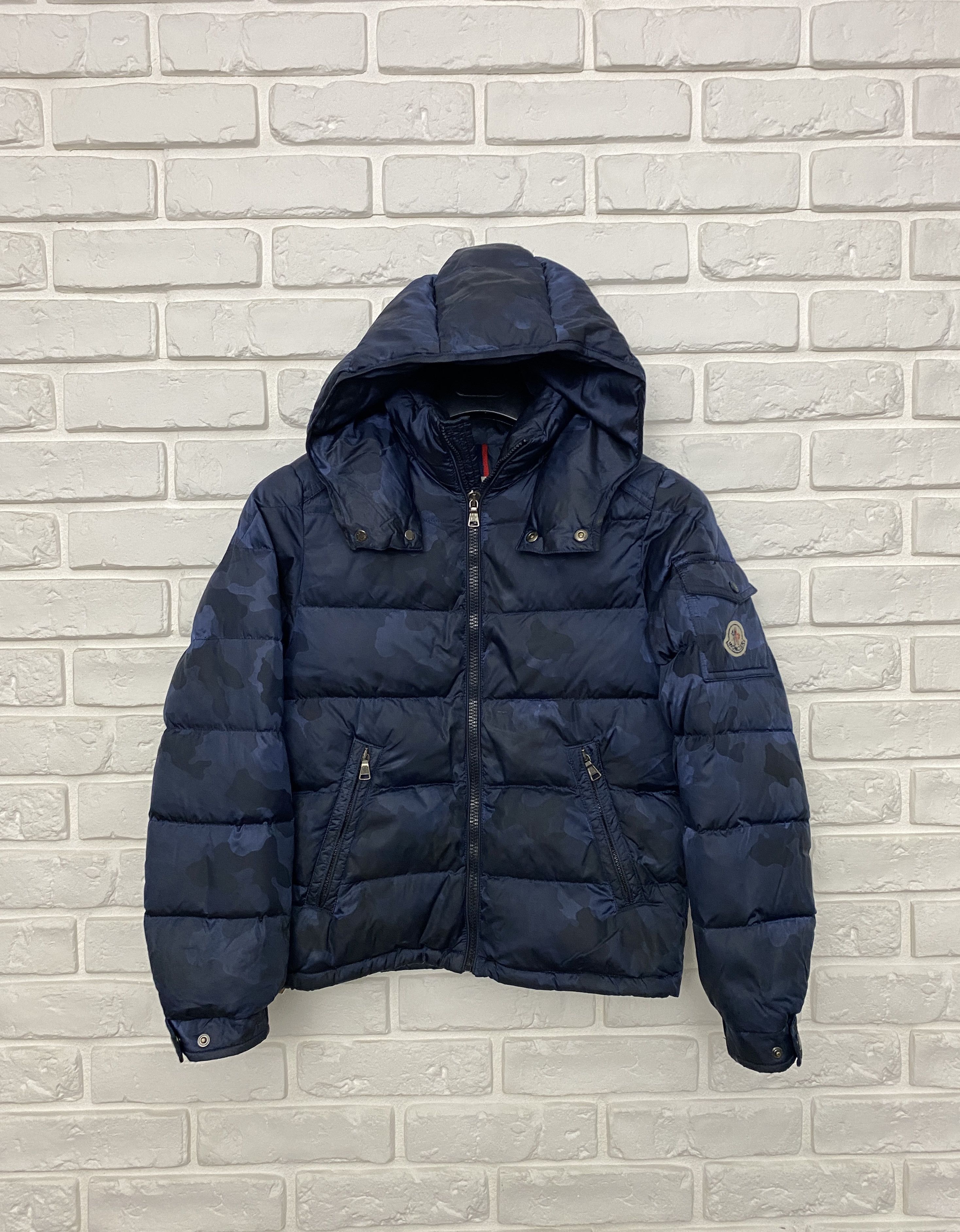 Navy moncler maya best sale