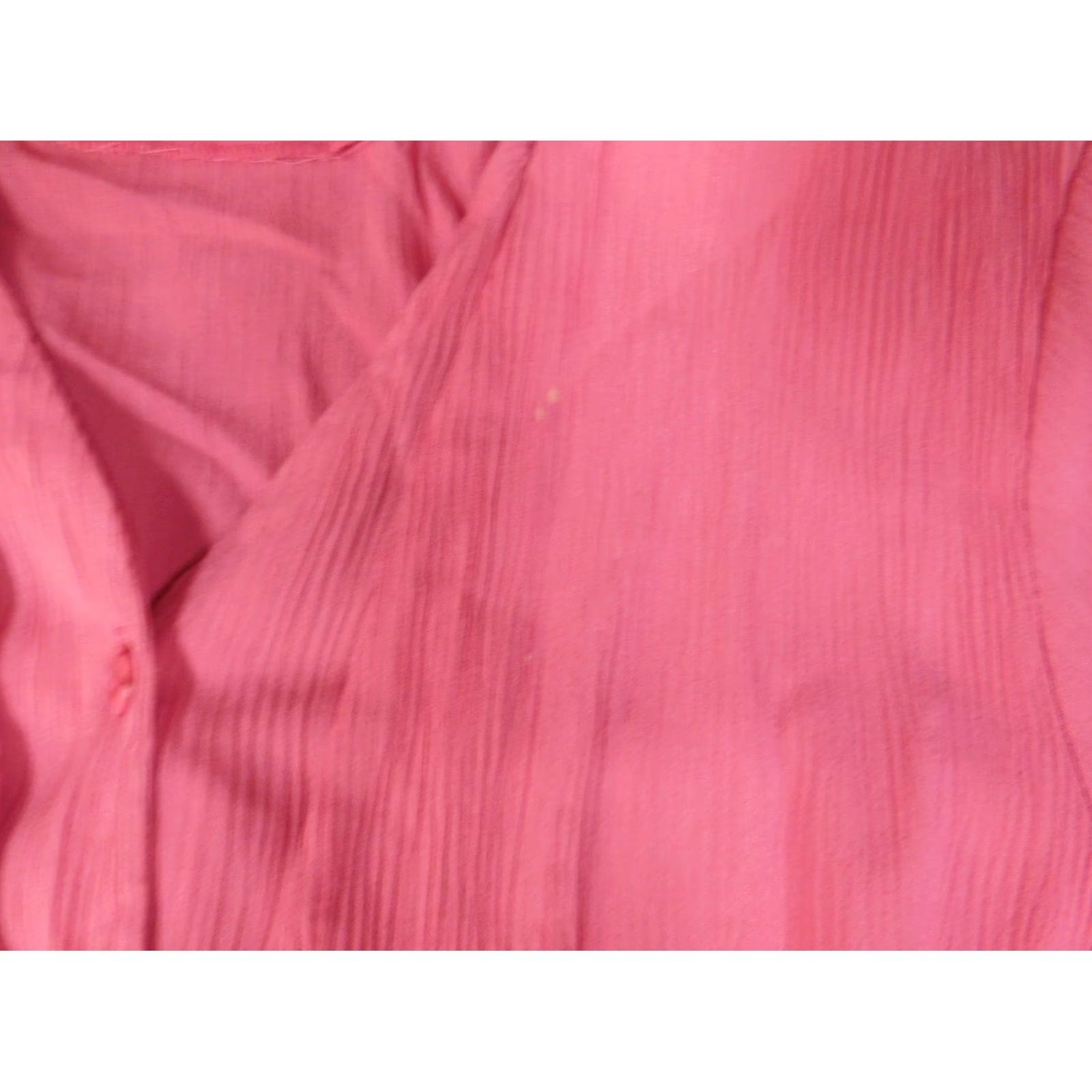 Vintage Alfred Dunner Womens Button-Up Shirt 14 Pink Lined Casual Long Sleeve Collared Polyester Down Regular Fits Womens 14 Pink Button-Up Lined Casual Shirt Size XL / US 12-14 / IT 48-50 - 5 Thumbnail