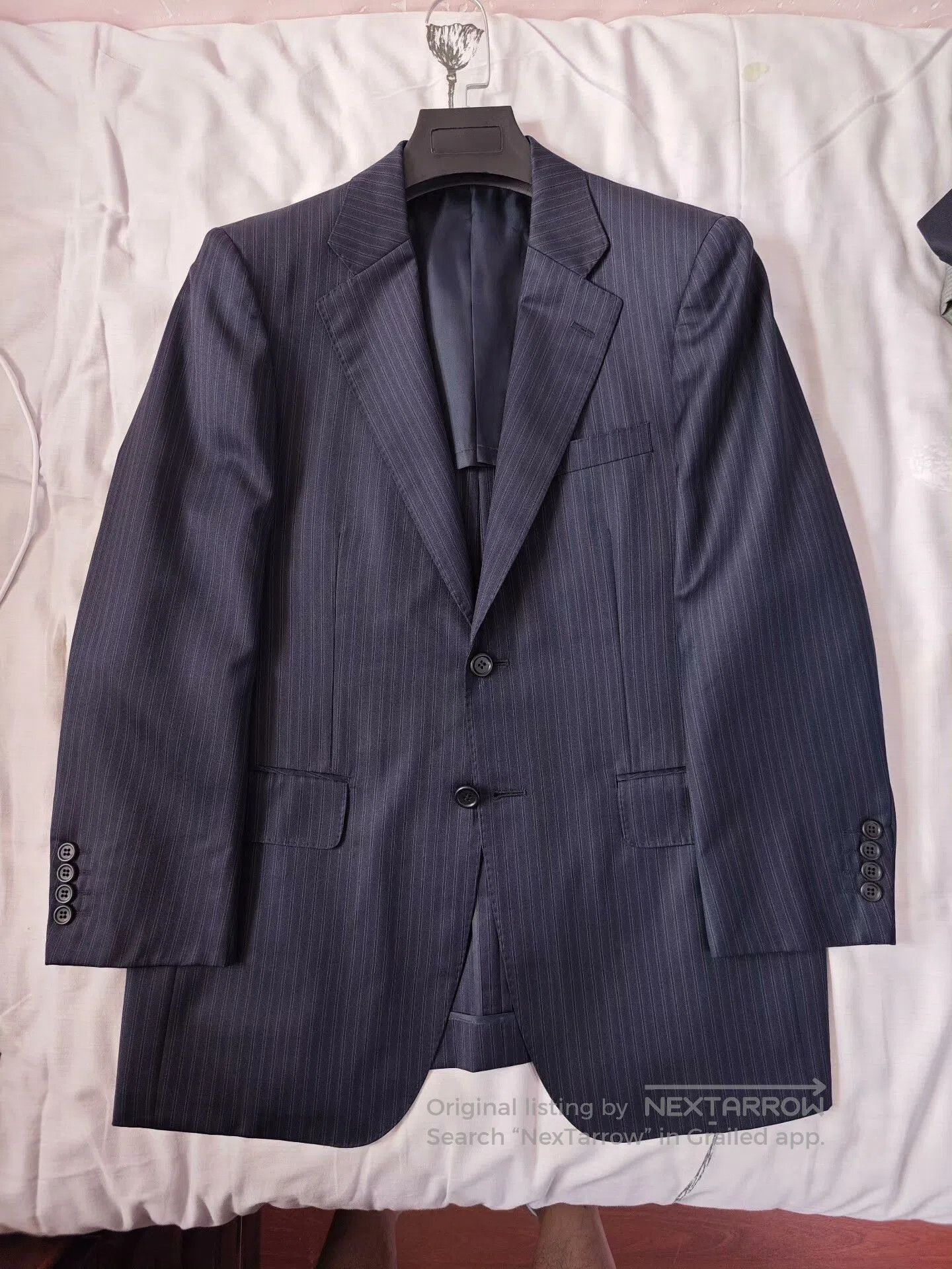 Japanese Brand Custom Wool Blend Dormeuil Suit. Size US S / EU 44-46 / 1 - 5 Thumbnail