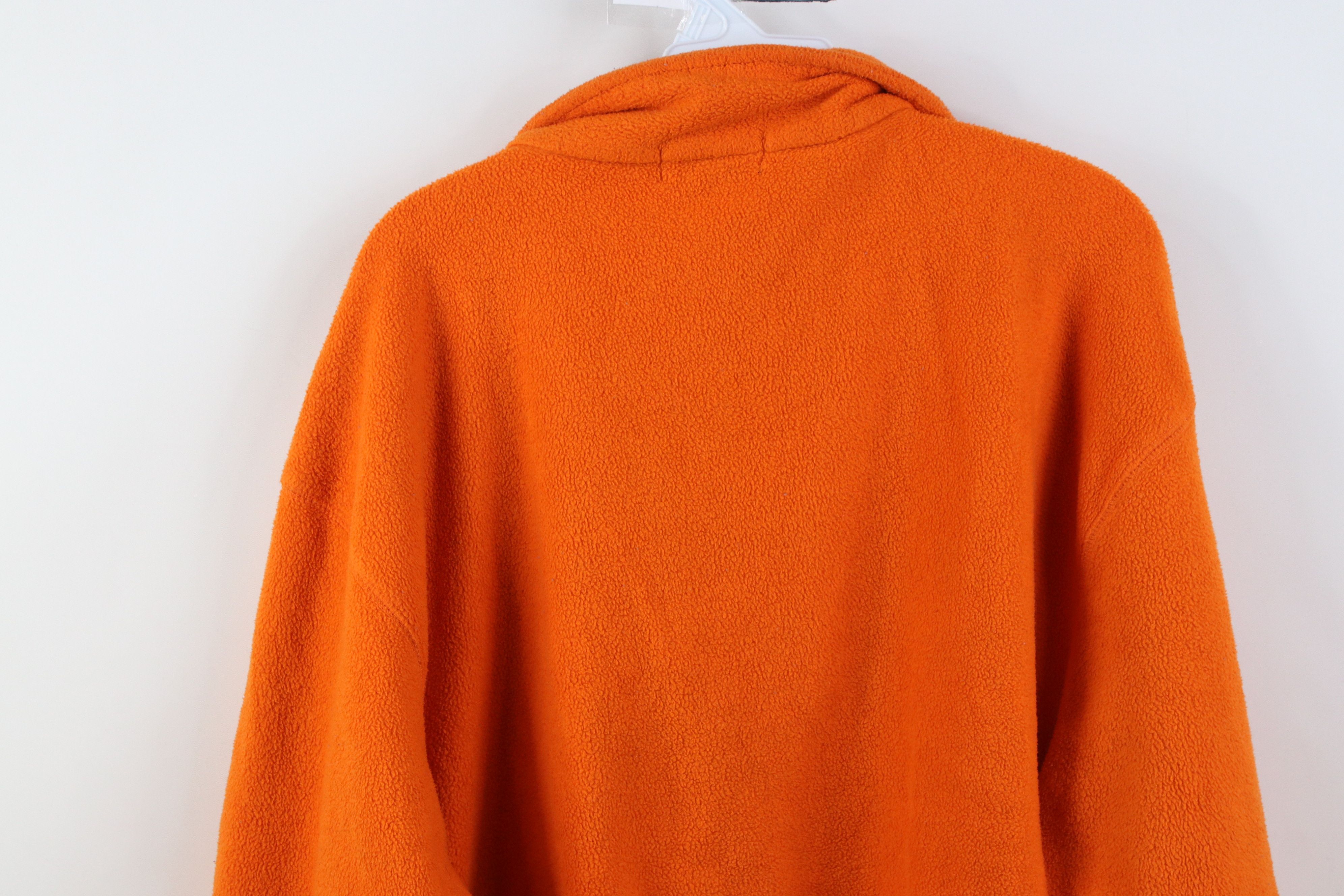 Nautica Vintage 90s Nautica 1/4 Zip Fleece Pullover Sweater Orange Size US L / EU 52-54 / 3 - 11 Thumbnail