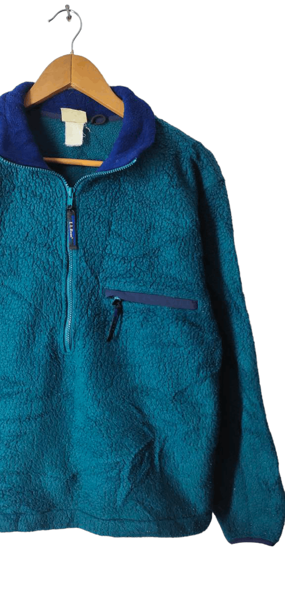 L.L. Bean LL.BEAN PULLOVER HALF ZIPPER FLEECE JACKET Size US M / EU 48-50 / 2 - 8 Thumbnail
