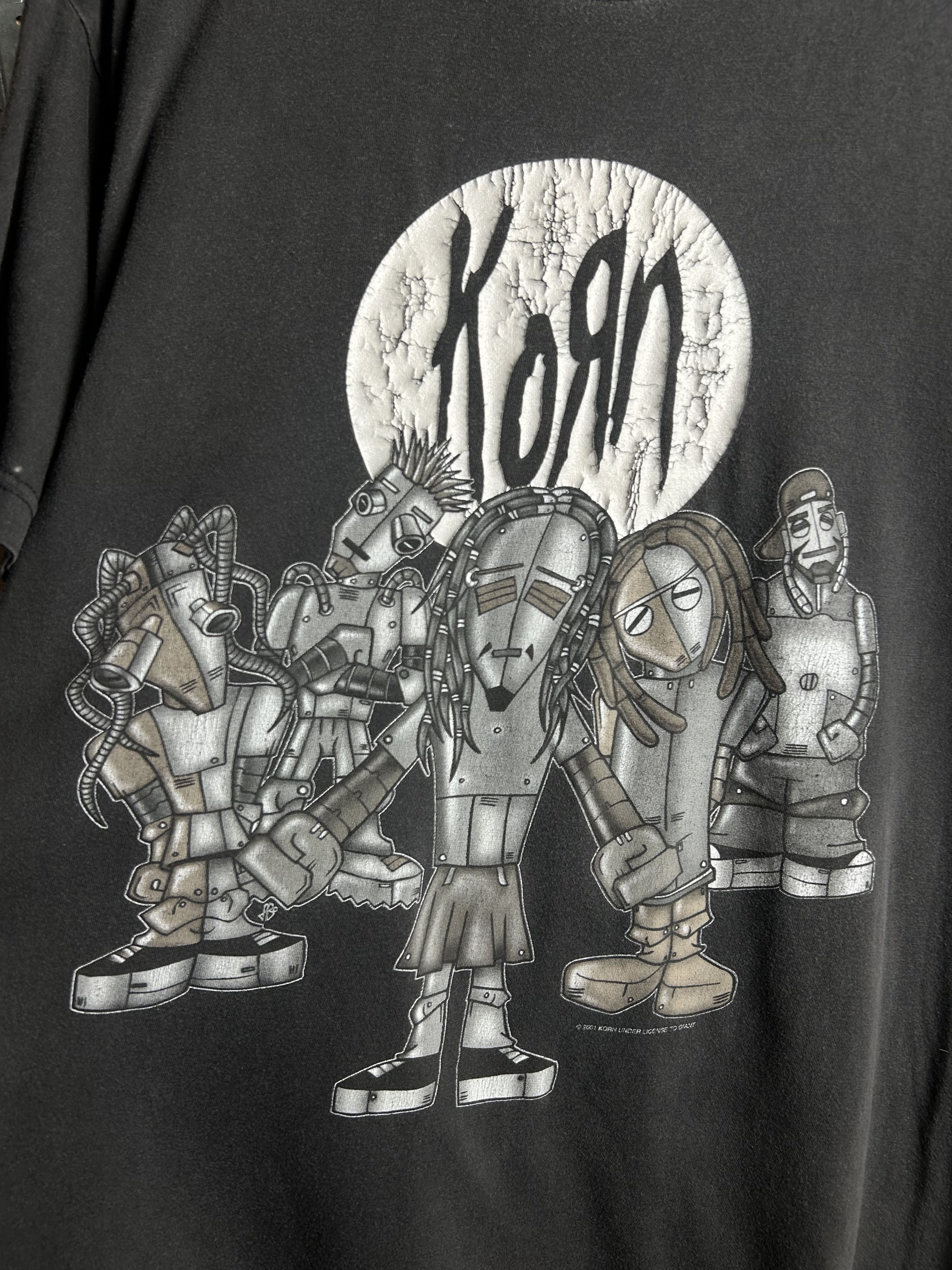 Band Tees Vintage 2001 Korn Rock Band T-shirt Size US M / EU 48-50 / 2 - 4 Thumbnail