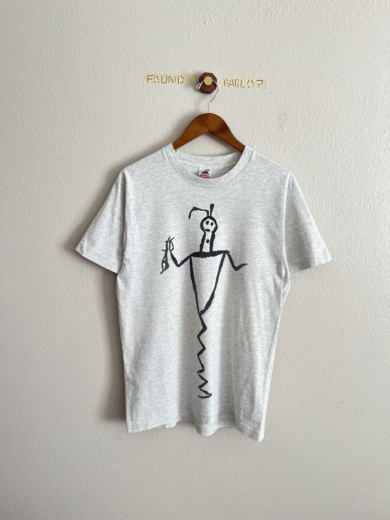 Vintage Vintage 90s Stickman Tee Size US L / EU 52-54 / 3 - 1 Thumbnail