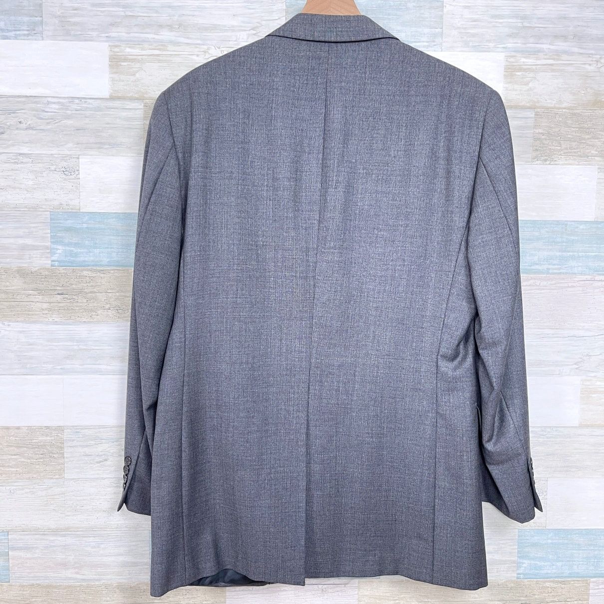 Jos. A. Bank Jos A Bank Wool Nailhead Suit Gray Mens Two Button 41L Size 40L - 6 Thumbnail