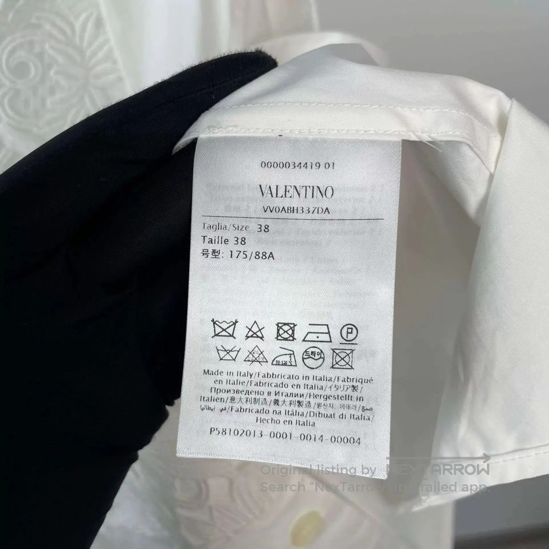 Valentino White Long Sleeve Lace Detail Button-Up Shirt. Size US S / EU 44-46 / 1 - 7 Thumbnail