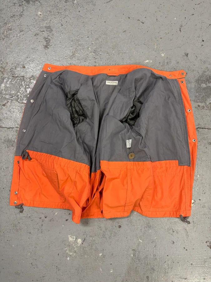 Dries Van Noten Dries Van Noten Orange Nylon Cargo Light Jacket Size US M / EU 48-50 / 2 - 7 Thumbnail