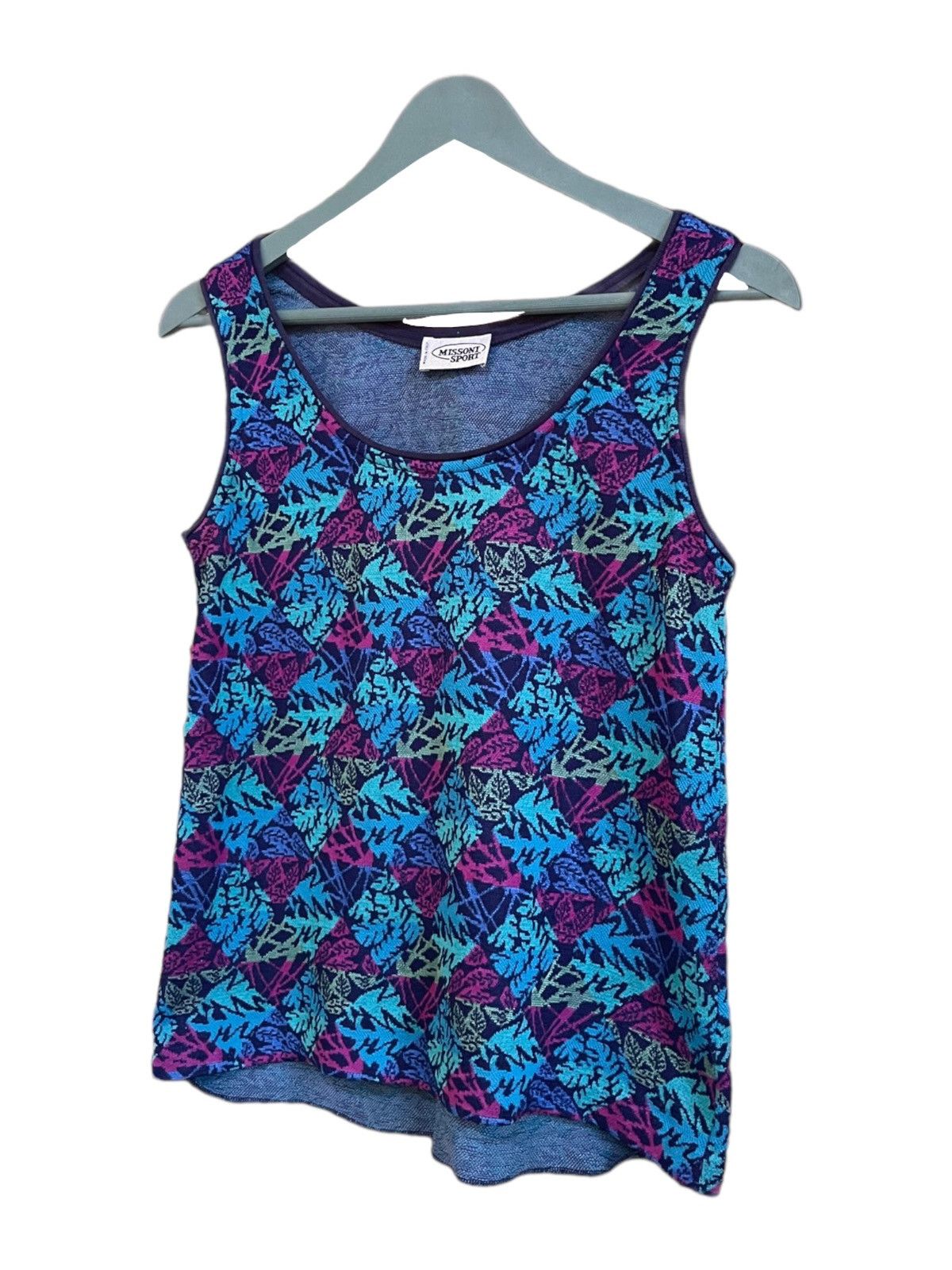 Missoni Missoni Sport Abstract Design Sleeveless Tee Size M / US 6-8 / IT 42-44 - 2 Thumbnail