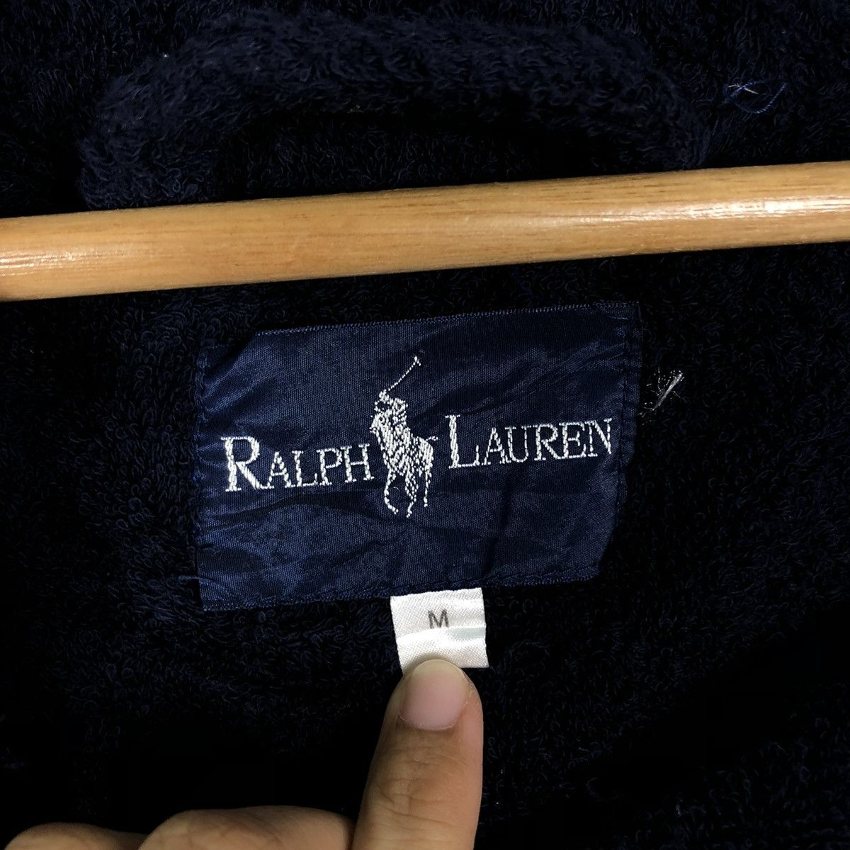 Japanese Brand 🔥VINTAGE RALPH LAUREN LONG BATHROBE BIG LOGO Size US M / EU 48-50 / 2 - 17 Thumbnail