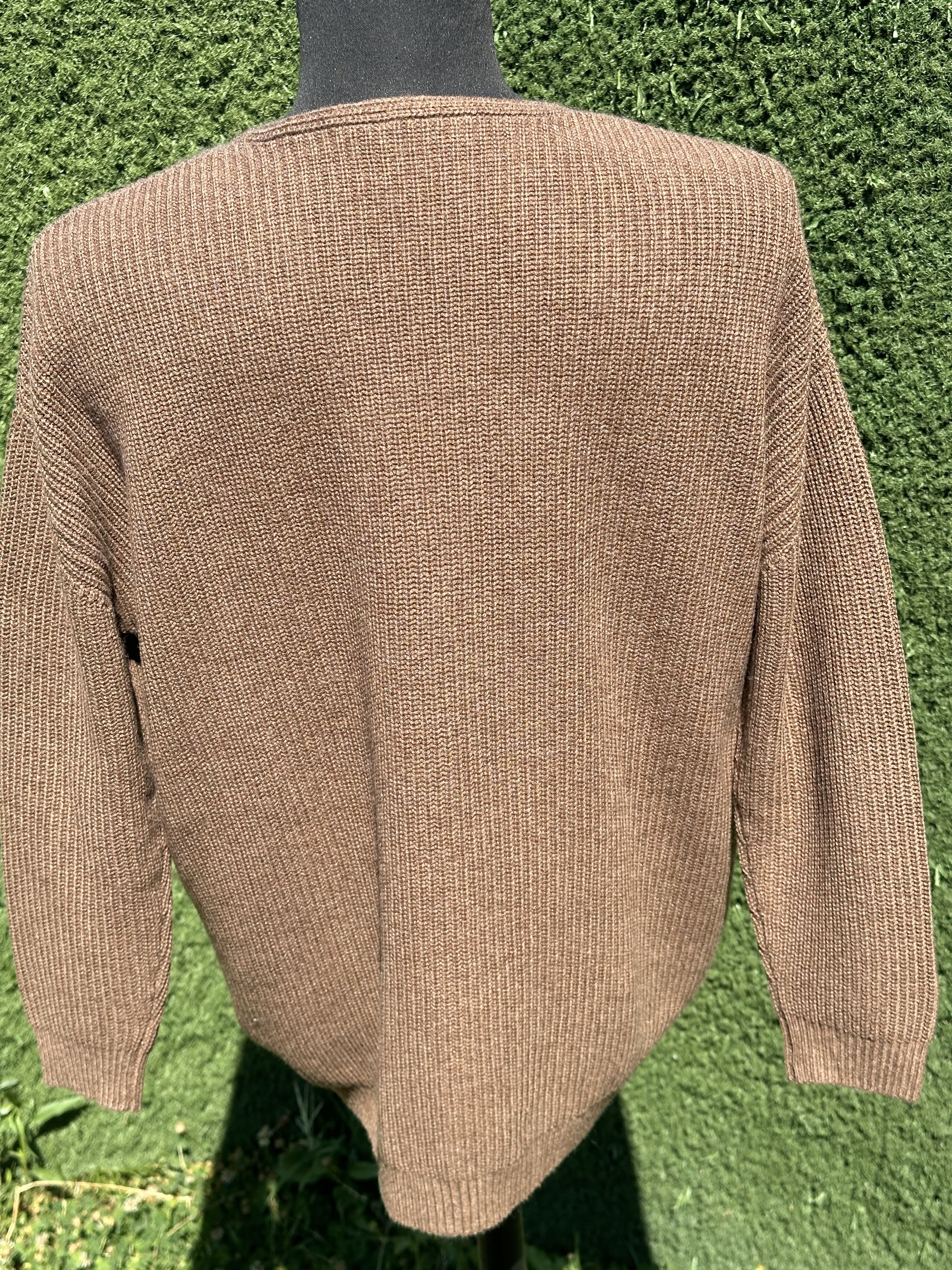 Other Jenni Kayne Knit Cabin Wool Cashmere V Neck Brown Size L Size L / US 10 / IT 46 - 11 Thumbnail