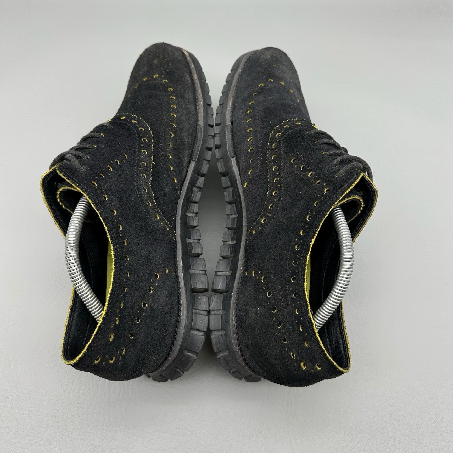 Cole Haan Cole Haan Grand OS Mens Size 10.5 M Black Suede Wingtip Oxford Sneaker C22035 Size US 11 / EU 44 - 7 Thumbnail