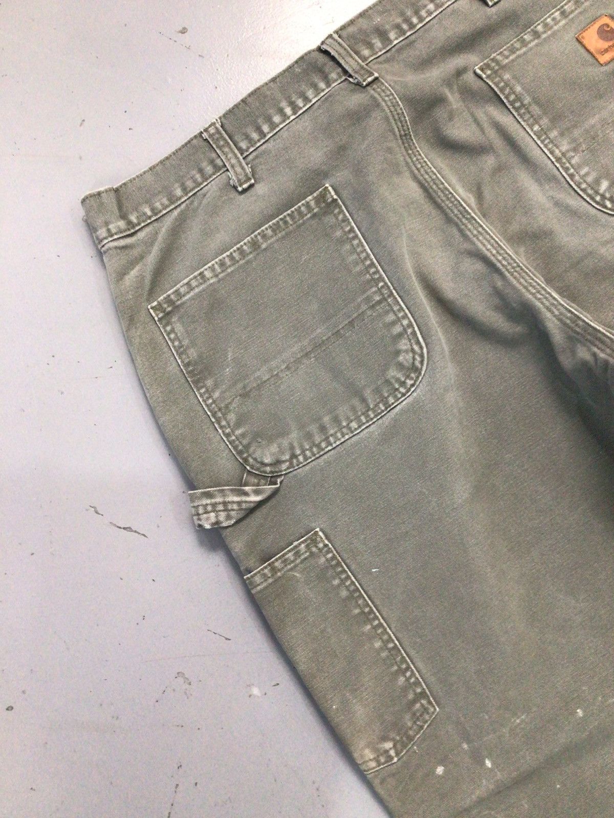 Carhartt × Vintage Vintage moss green Carhartt B11 mos denim Size US 38 / EU 54 - 8 Thumbnail