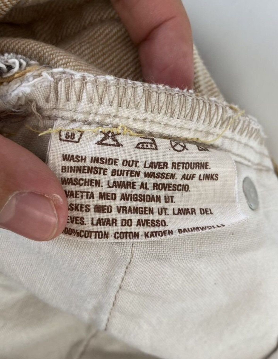 Levi's × Vintage 1999 Levi 451 Fox fibre Made in Italy Size US 32 / EU 48 - 9 Thumbnail