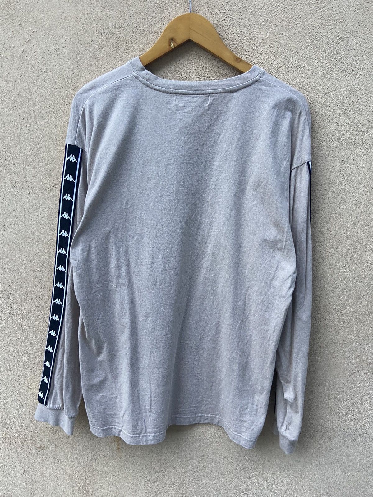 Kappa 🔥 Vintage Kappa t shirt long Sleeve Kappa Side tape 90s Size US L / EU 52-54 / 3 - 3 Thumbnail