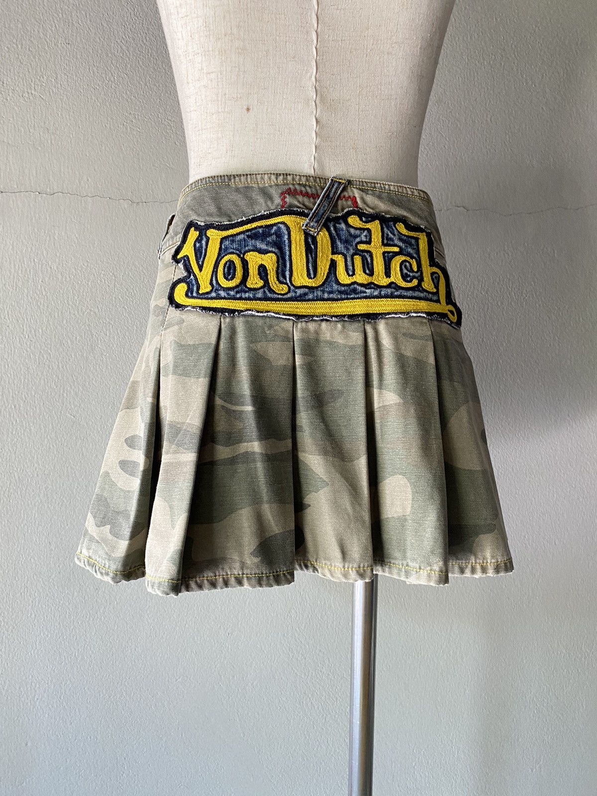 Von Dutch Von Dutch Y2K Denim Mini Skirt Size 31" - 14 Thumbnail