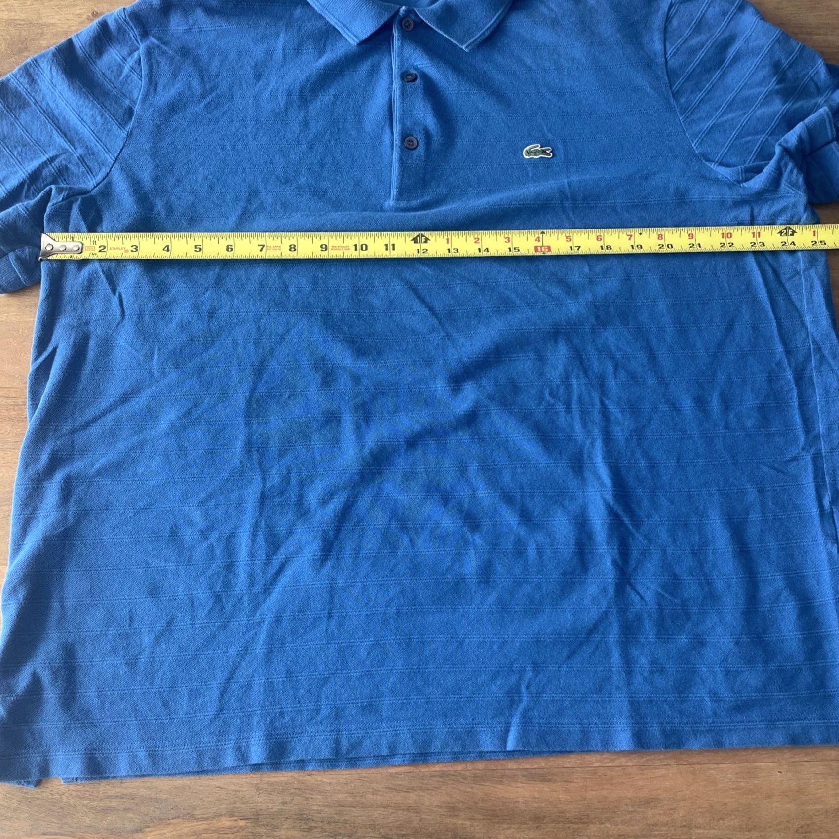 Lacoste Lacoste Polo Shirt Mens 3XL Blue Short Sleeve Knit Golf Logo Shirt Size US XXL / EU 58 / 5 - 6 Thumbnail