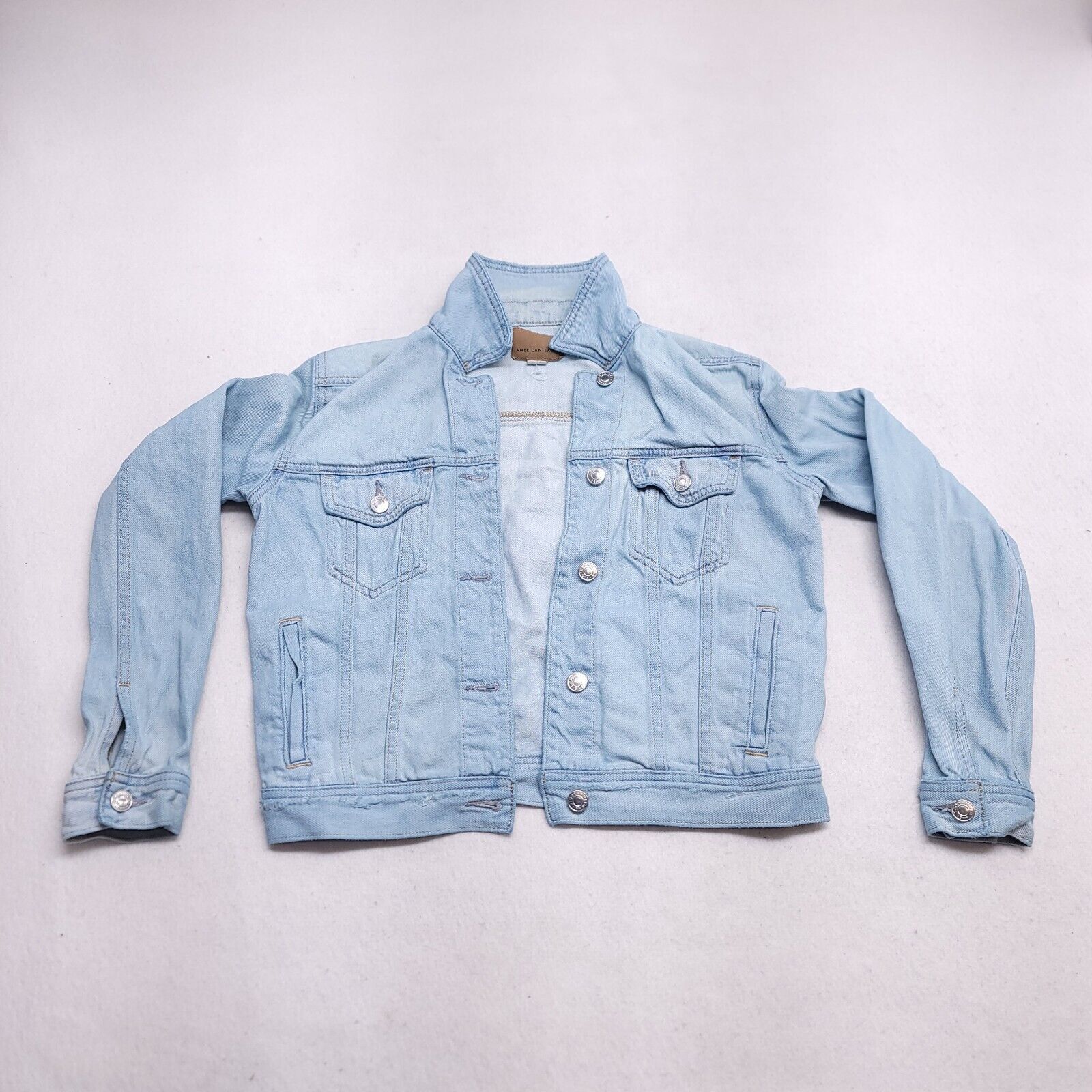American Eagle Outfitters American Eagle Casual Button Up Denim Jacket Womens Size XS Size XS / US 0-2 / IT 36-38 - 2 Thumbnail